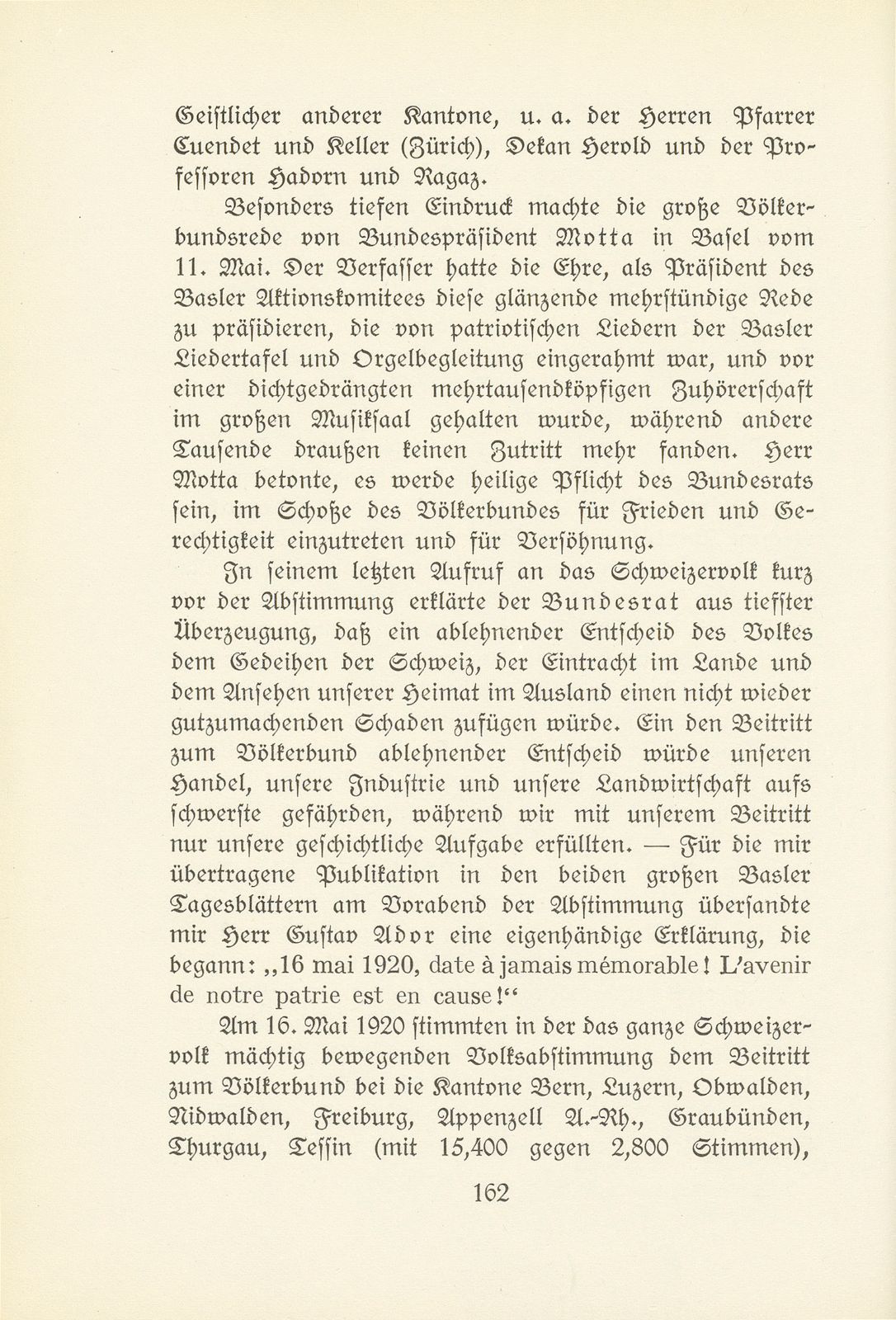 Die Stellungnahme Basels zum Eintritt der Schweiz in den Völkerbund – Seite 12