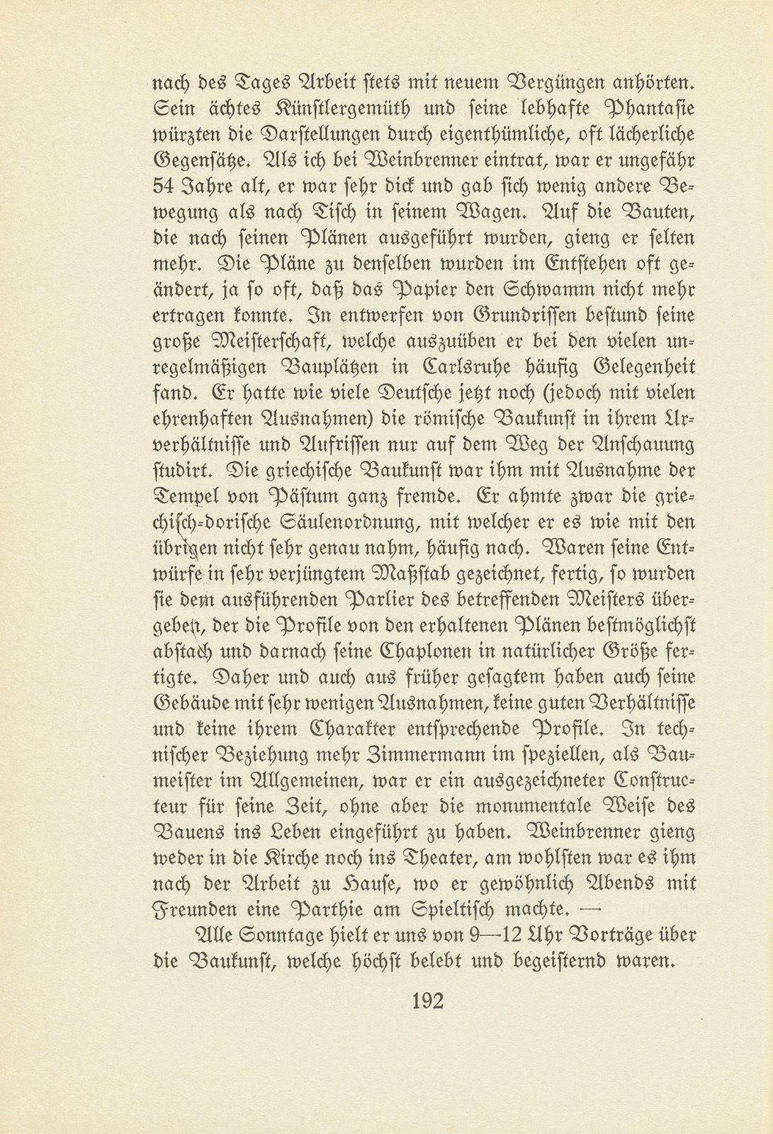 Melchior Berri. (Ein Beitrag zur Kultur des Spätklassizismus.) – Seite 16