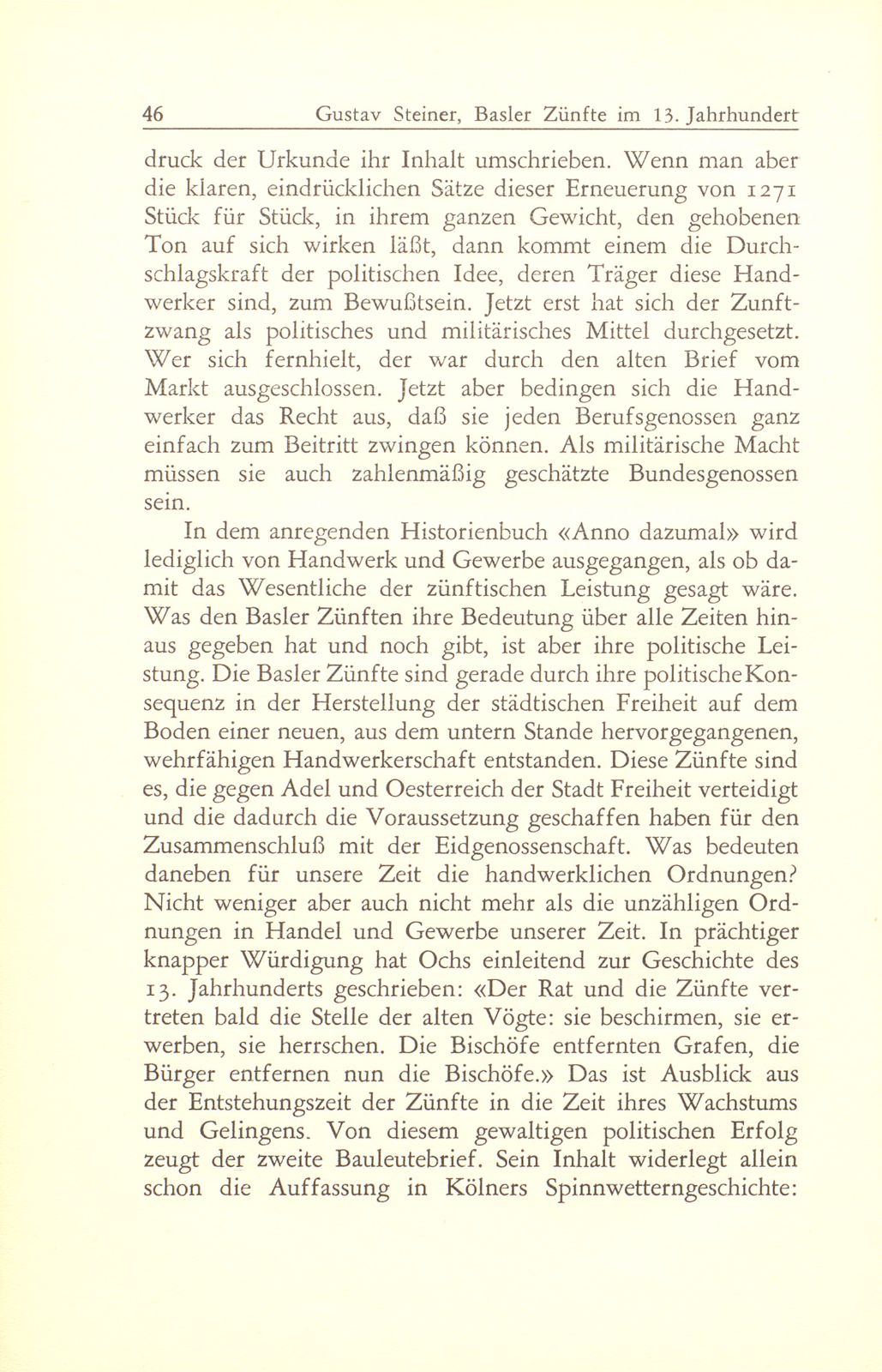 Entstehung und Charakter der Basler Zünfte im 13. Jahrhundert – Seite 30