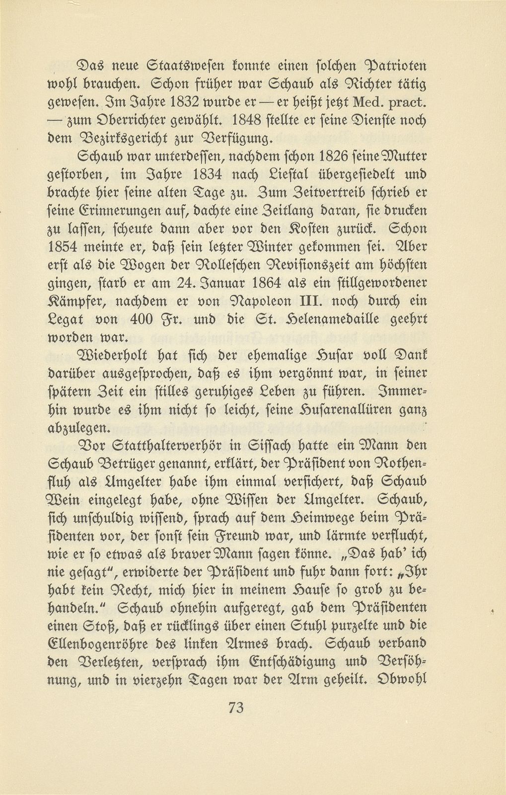 Benedikt Schaub, ein Liestaler Veteran aus den napoleonischen Kriegen – Seite 39