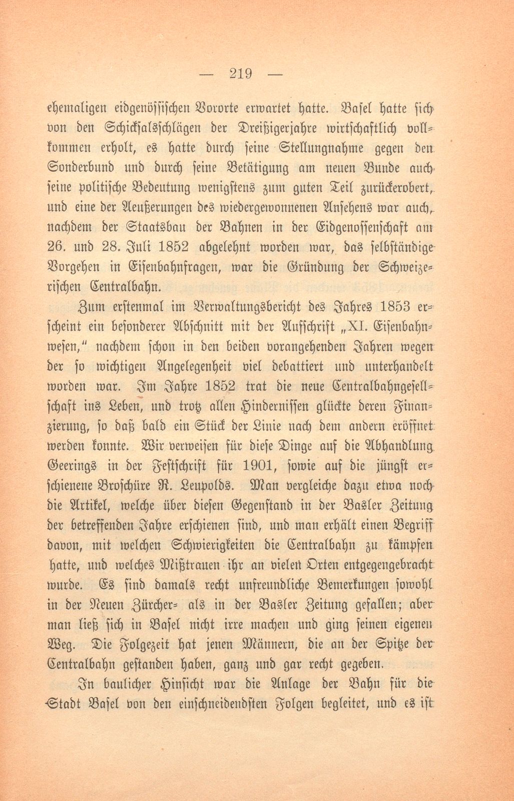 Basels bauliche Entwicklung im 19. Jahrhundert – Seite 13