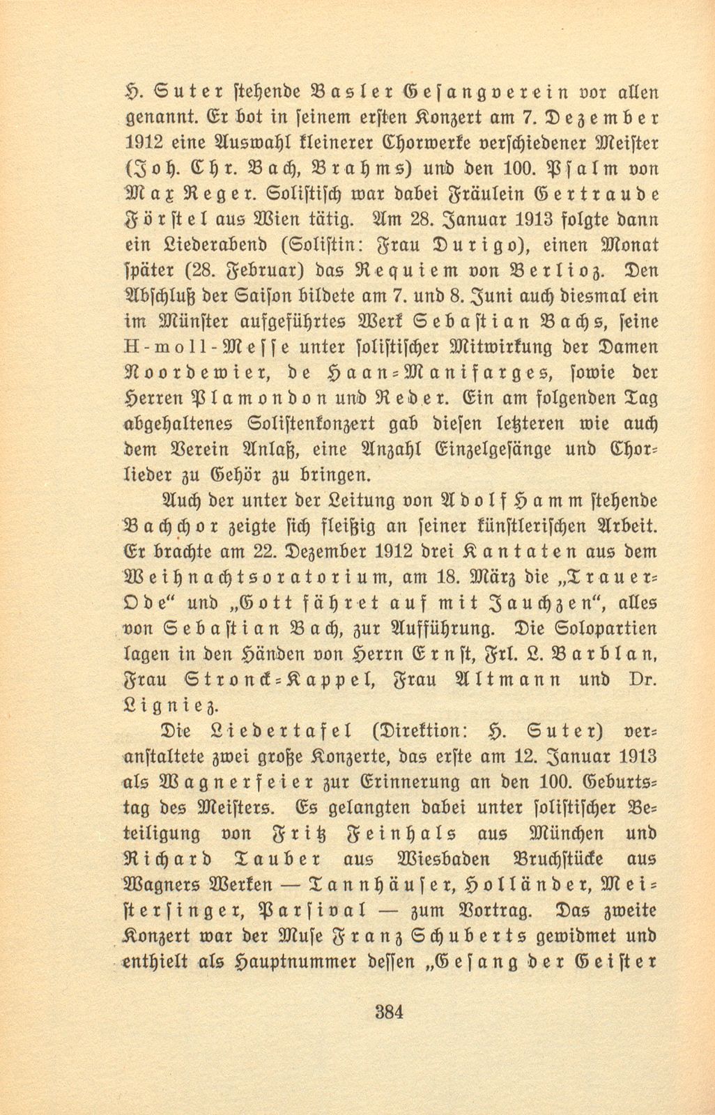 Das künstlerische Leben in Basel vom 1. November 1912 bis 31. Oktober 1913 – Seite 2