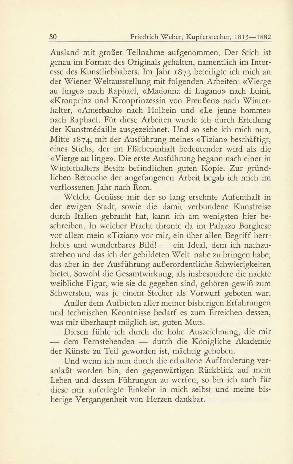 Friedrich Weber, Kupferstecher, 1813-1882. Sein Lebensgang – von ihm selbst erzählt – Seite 24