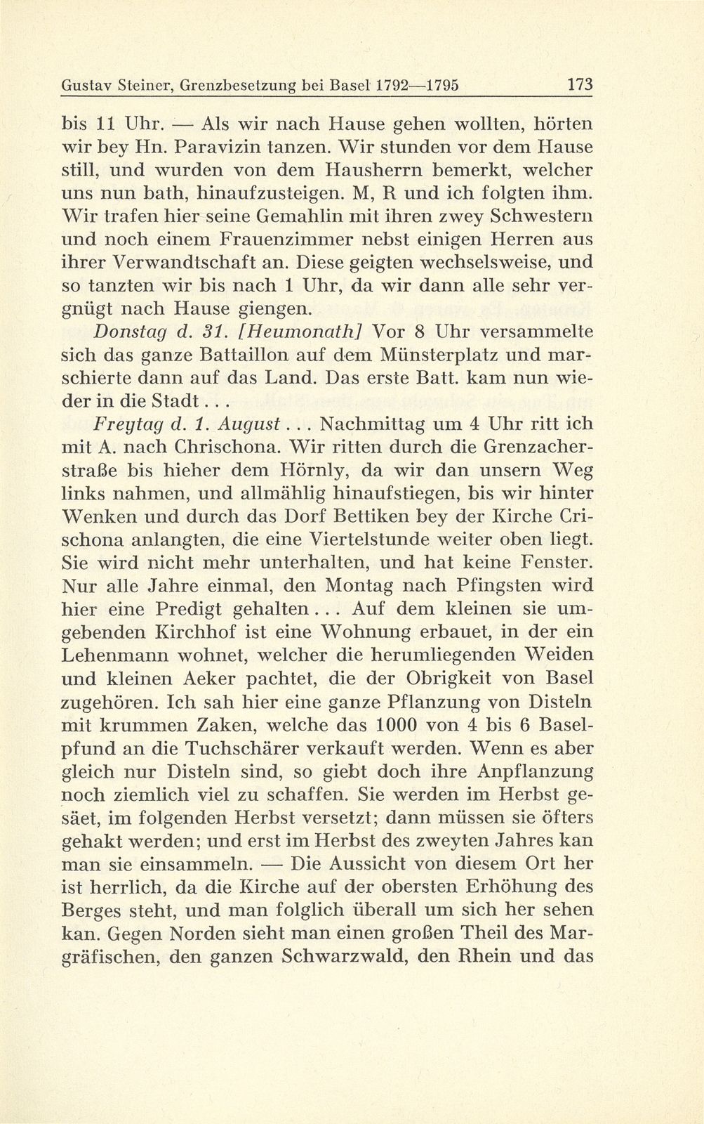 Grenzbesetzung bei Basel im Revolutionskrieg 1792-1795 – Seite 72