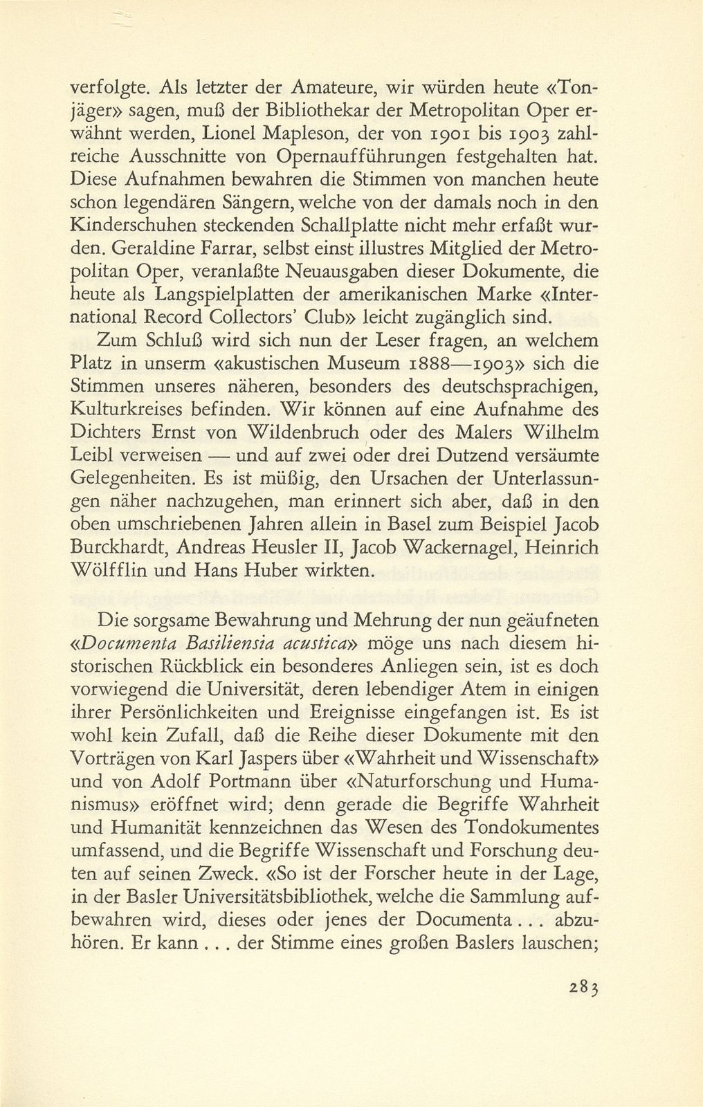 Zur Gründung eines Basler Tonarchivs – Seite 6