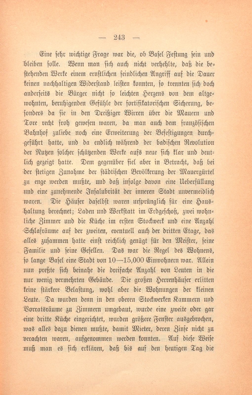 Basels bauliche Entwicklung im 19. Jahrhundert – Seite 37