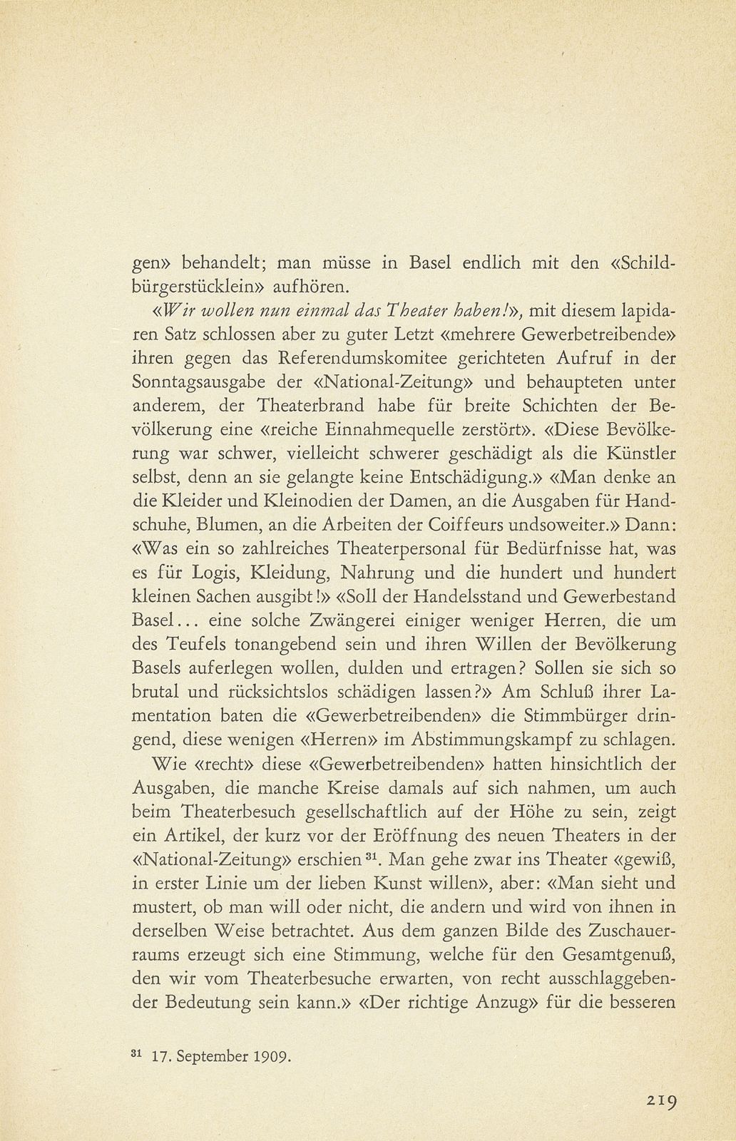 Aus der Baugeschichte des jetzigen Basler Stadttheaters. (Im Hinblick auf den im Entstehen begriffenen Neubau) – Seite 32