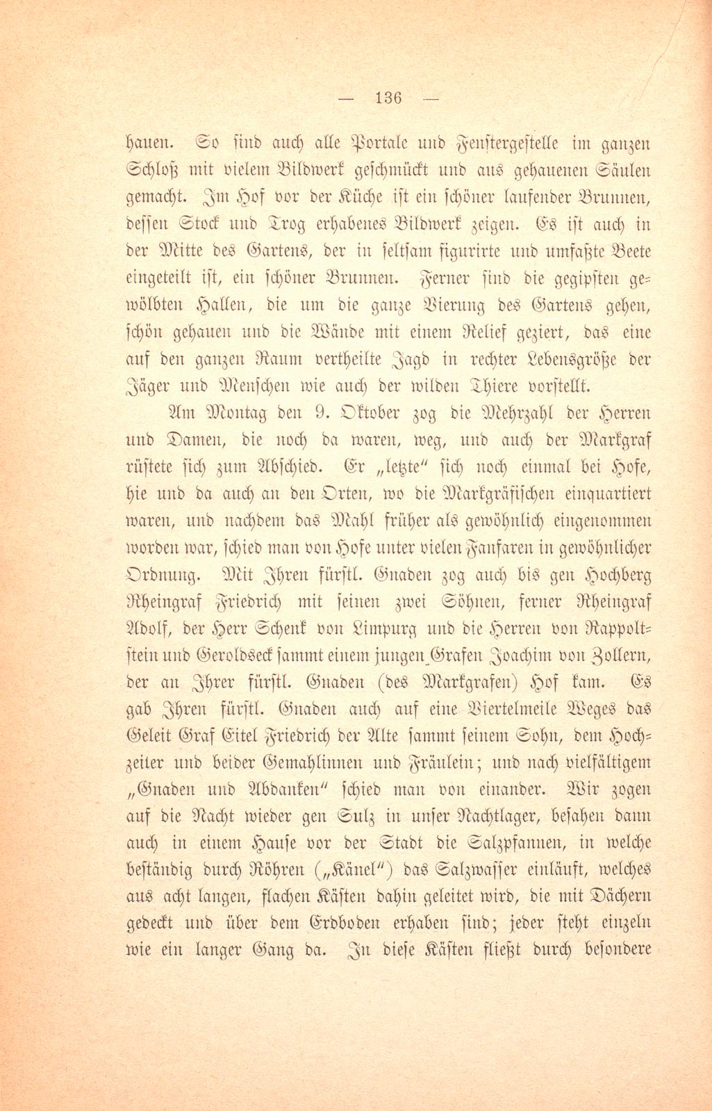 Felix Platters Schilderung der Reise des Markgrafen Georg Friedrich zu Baden und Hochberg – Seite 33