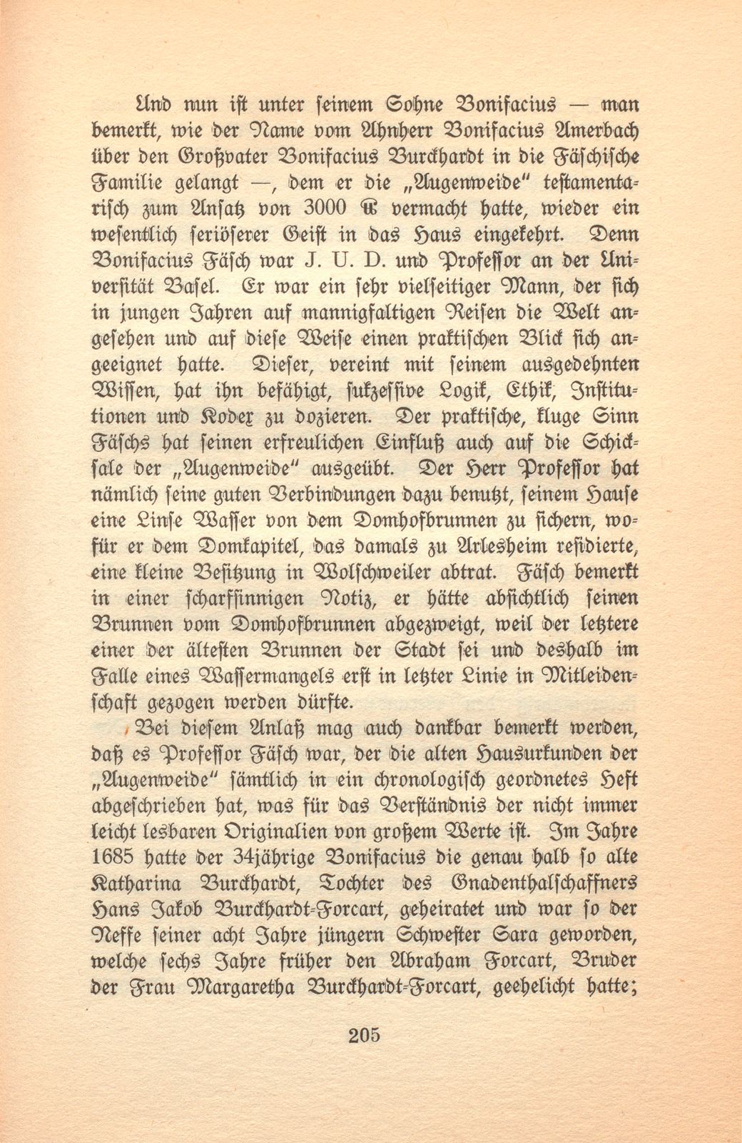 Aus der Geschichte eines alten Basler Hauses [Haus zur ‹Augenweide›] – Seite 32