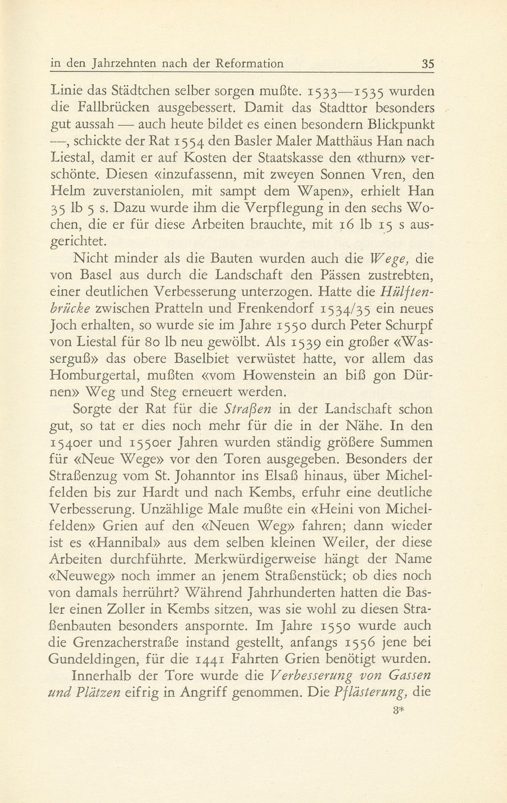 Von Basels öffentlicher Bau- und Kunstpflege in den Jahrzehnten nach der Reformation 1529-1560 – Seite 15