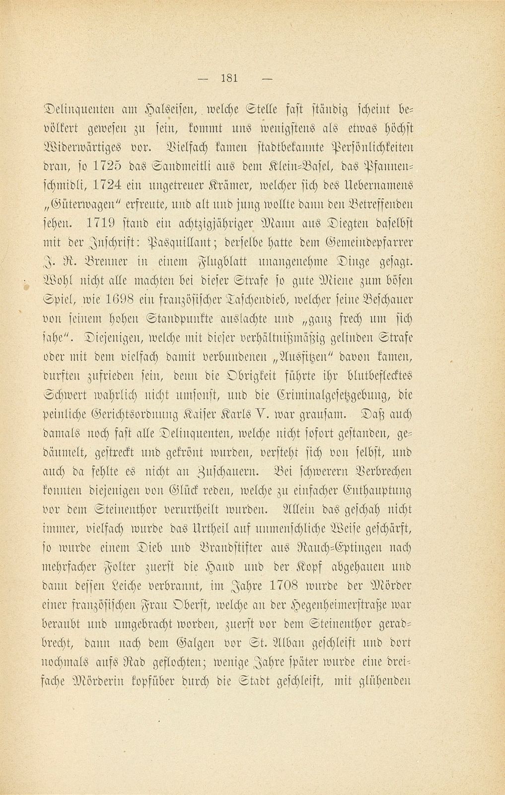 Mitteilungen aus einer Basler Chronik des beginnenden XVIII. Jahrhunderts [Sam. v. Brunn] – Seite 17