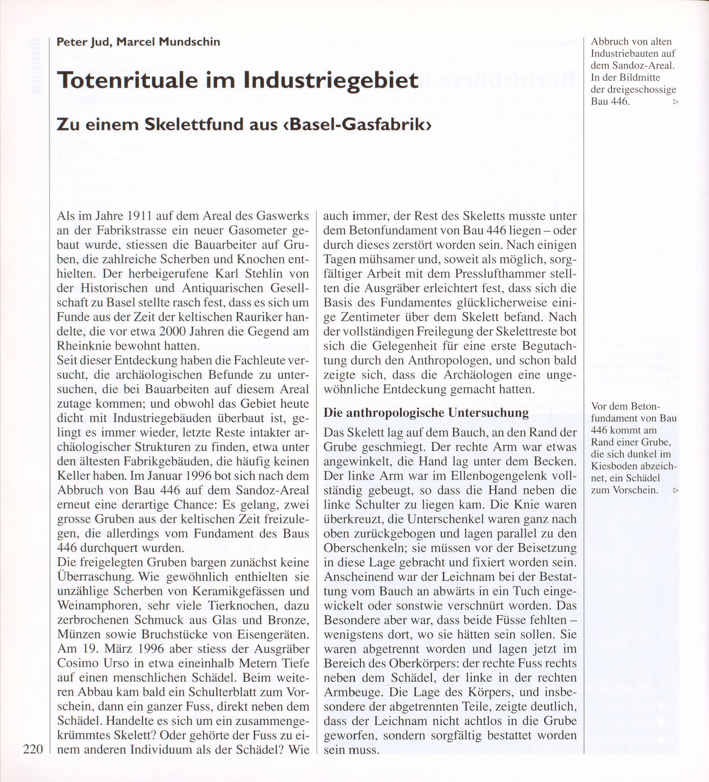 Totenrituale im Industriegebiet – Seite 1