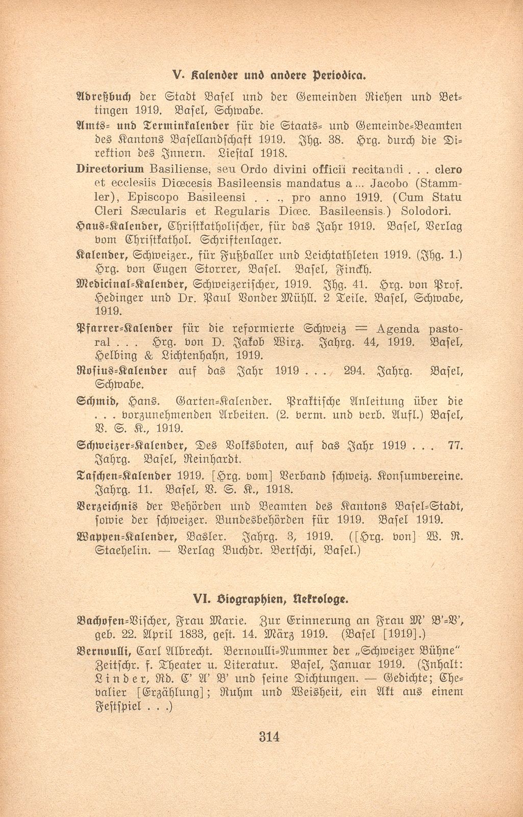 Basler Bibliographie 1919 – Seite 7