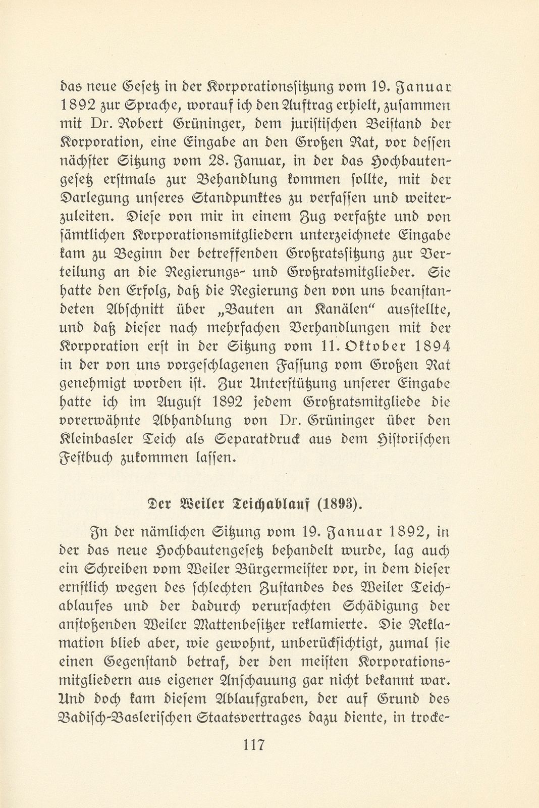 Memoiren des letzten Wassermeisters der Kleinbasler Teichkorporation – Seite 5