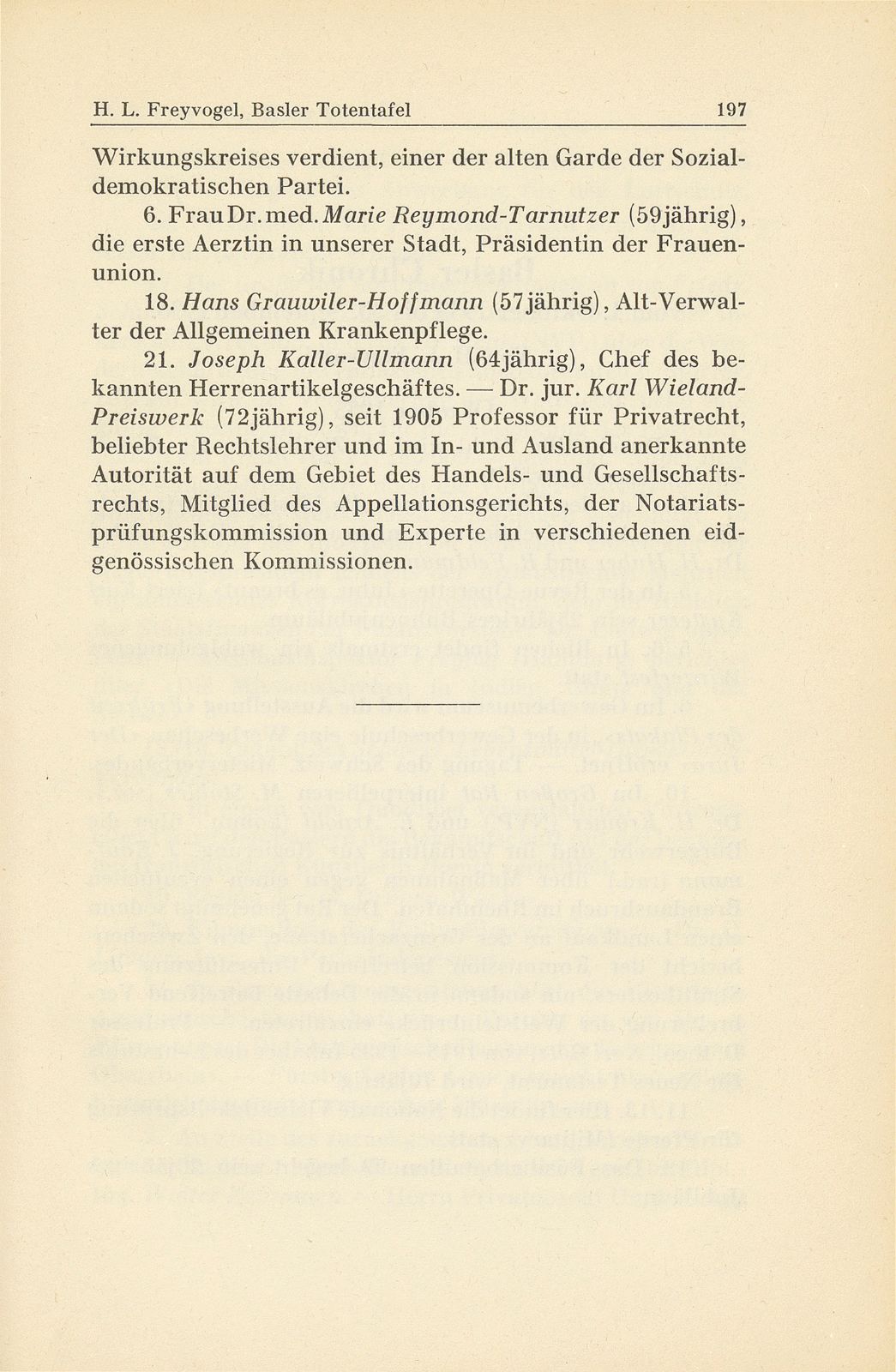 Basler Totentafel vom 1. Oktober 1935 bis 31. September 1936 – Seite 8