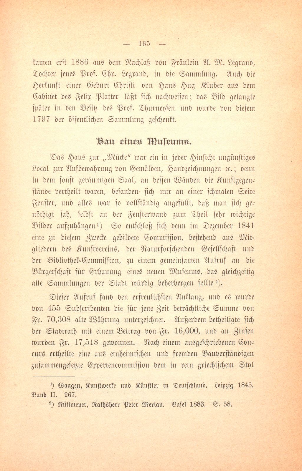 Geschichte der öffentlichen Kunstsammlung zu Basel – Seite 19