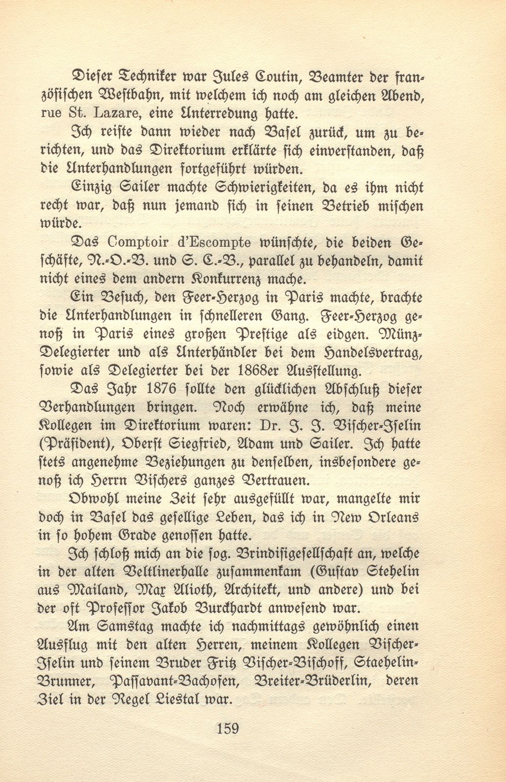 Von den Schweizer Bahnen und Banken in der kritischen Zeit der 1870er und der 1880er Jahre – Seite 15