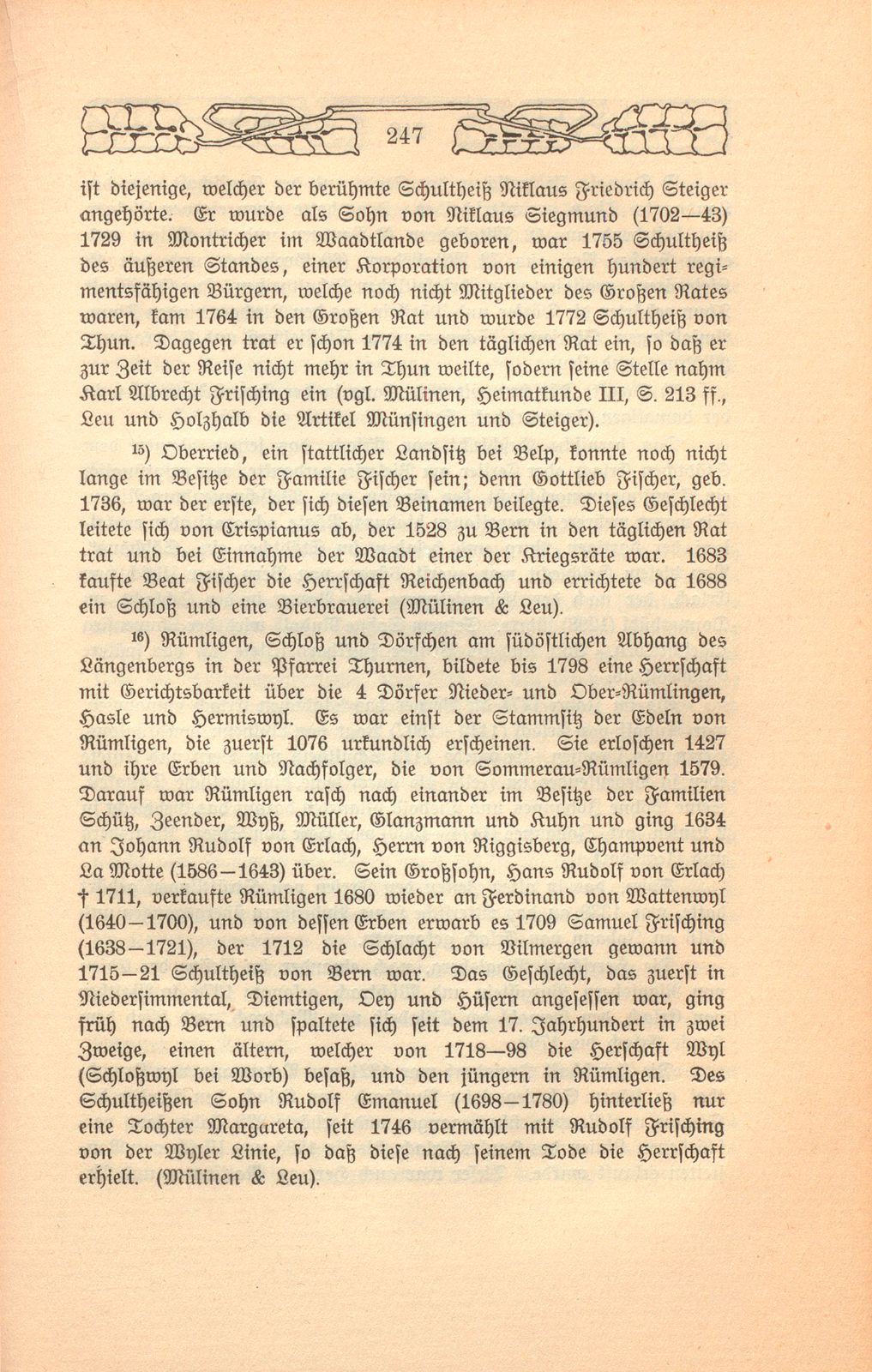 Beschreibung einer Badereise, die der Schultheiss von Liestal, Joh. David Hebdenstreit, anno 1775 mit seiner Frau nach Leuk gethan. (War damals 53 Jahre alt.) – Seite 34