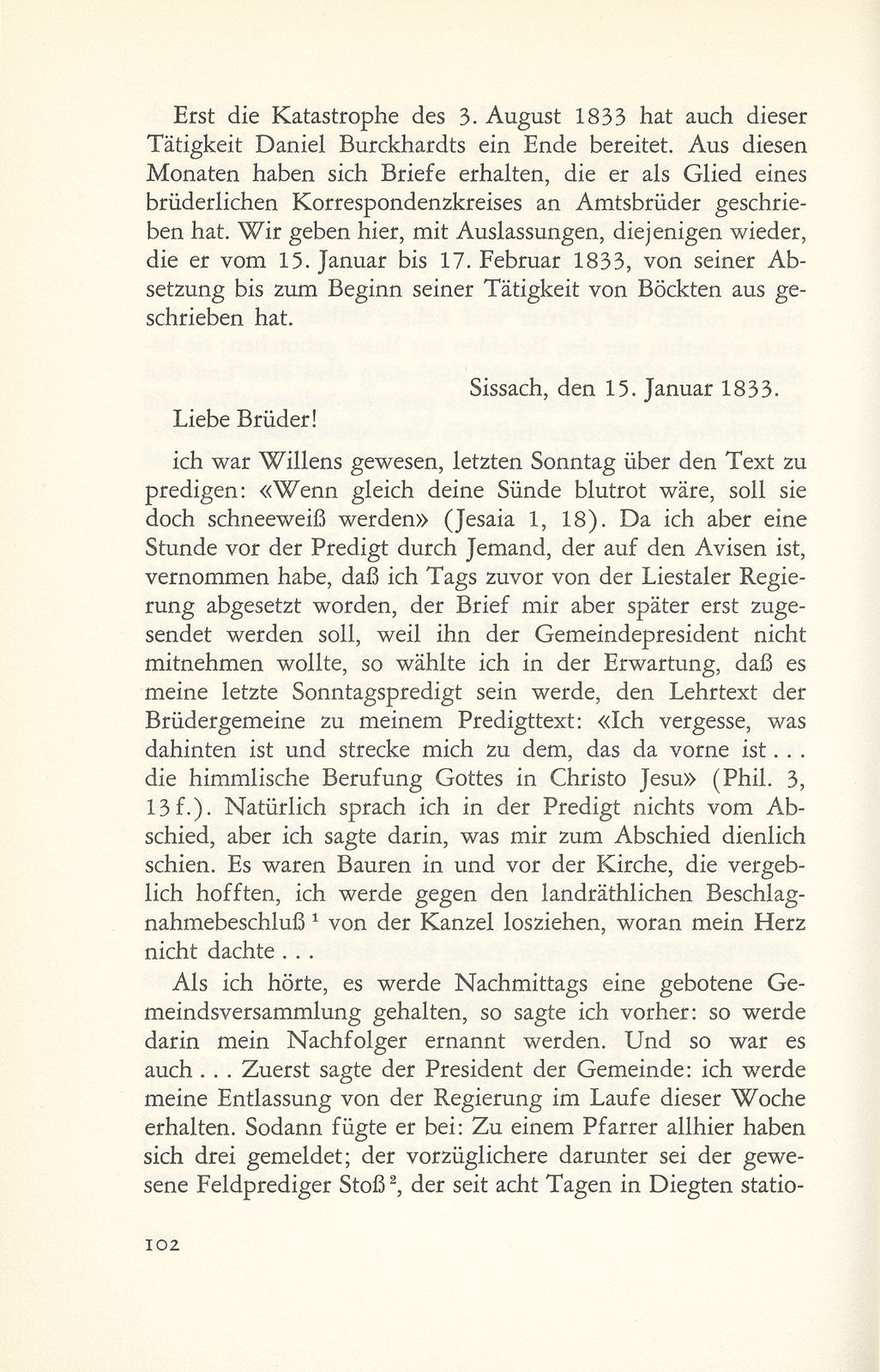 Aus der Zeit der ‹Dreissiger Wirren› – Seite 3