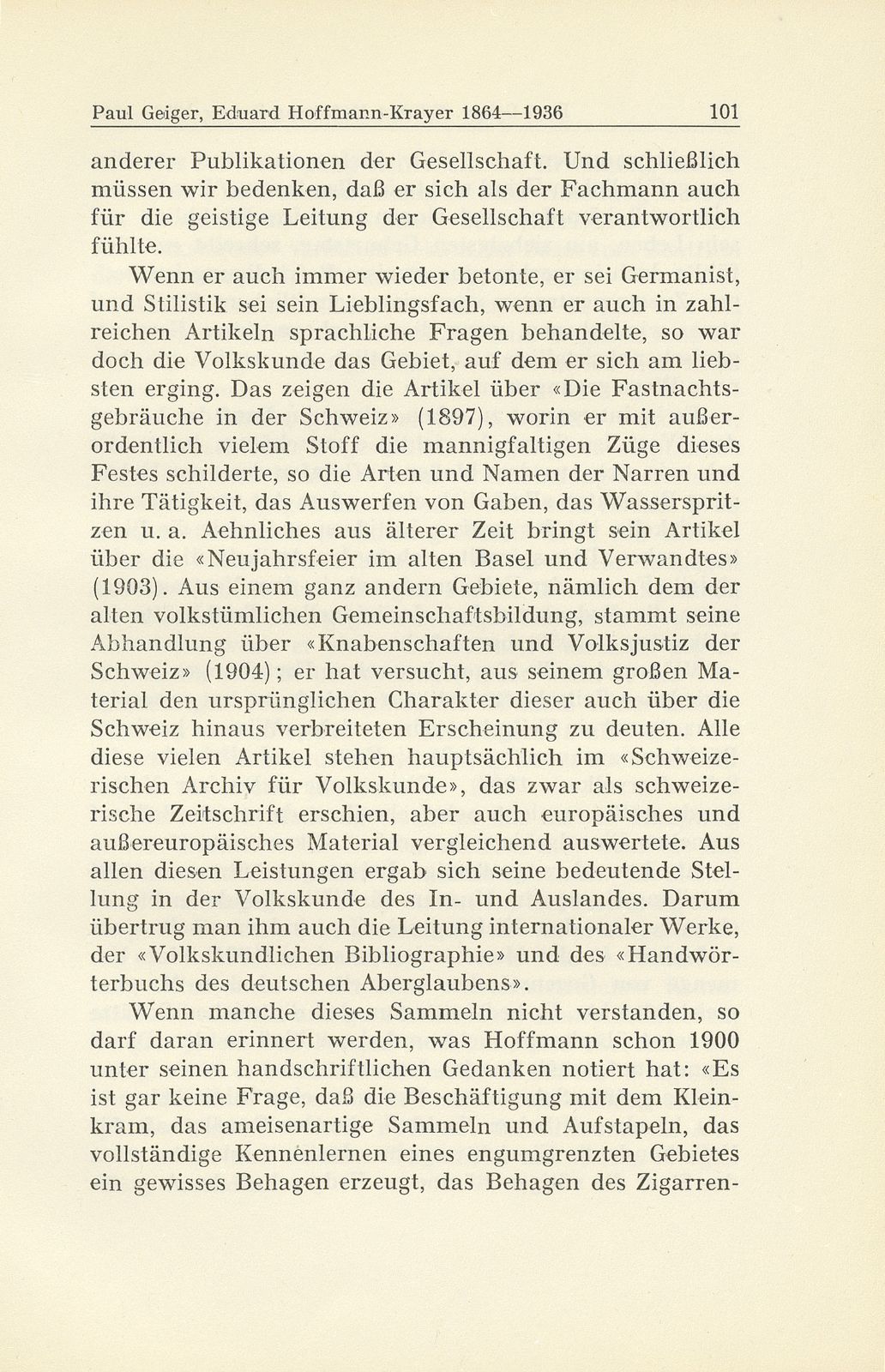 Eduard Hoffmann-Krayer 1864-1936 – Seite 5