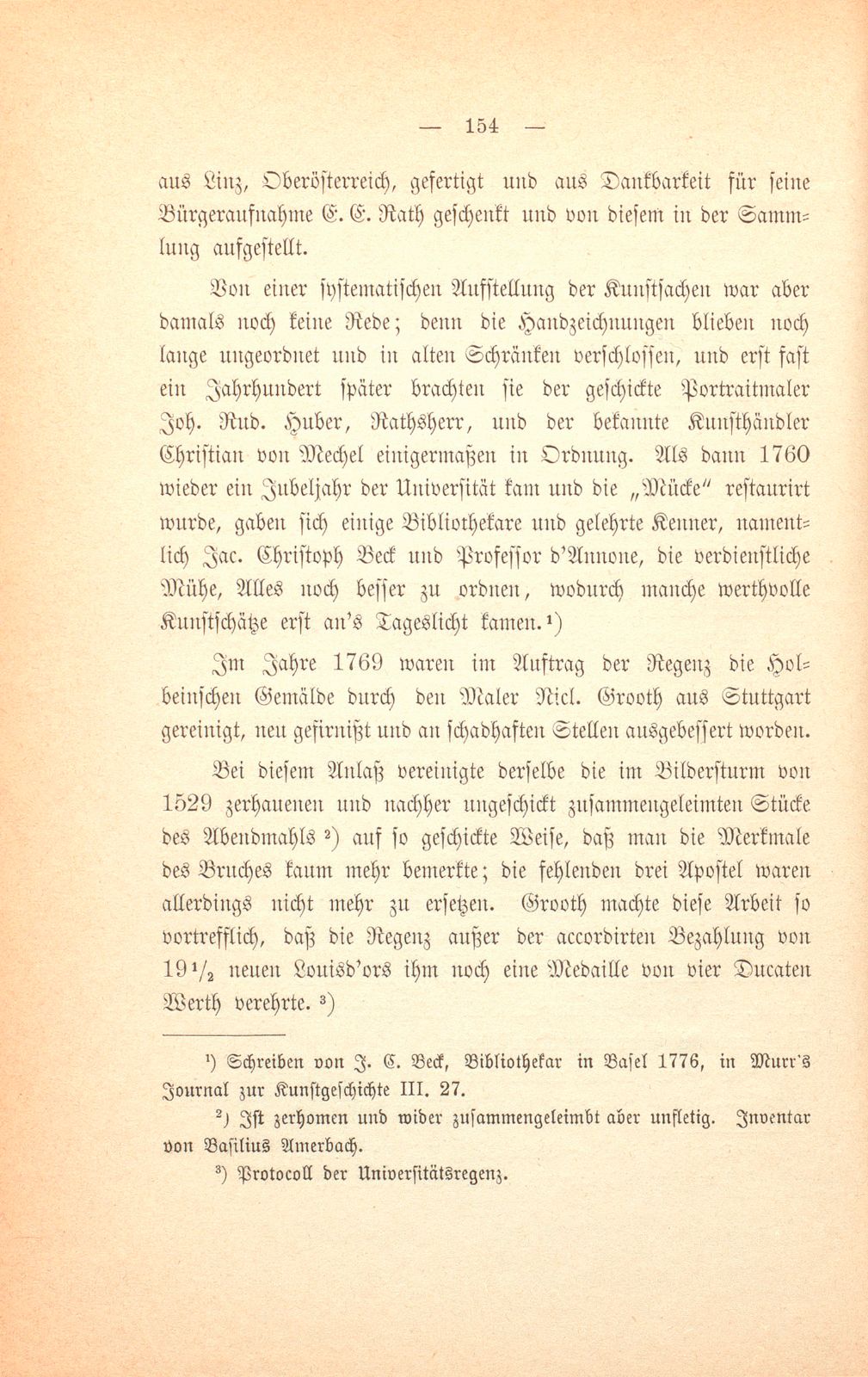 Geschichte der öffentlichen Kunstsammlung zu Basel – Seite 8