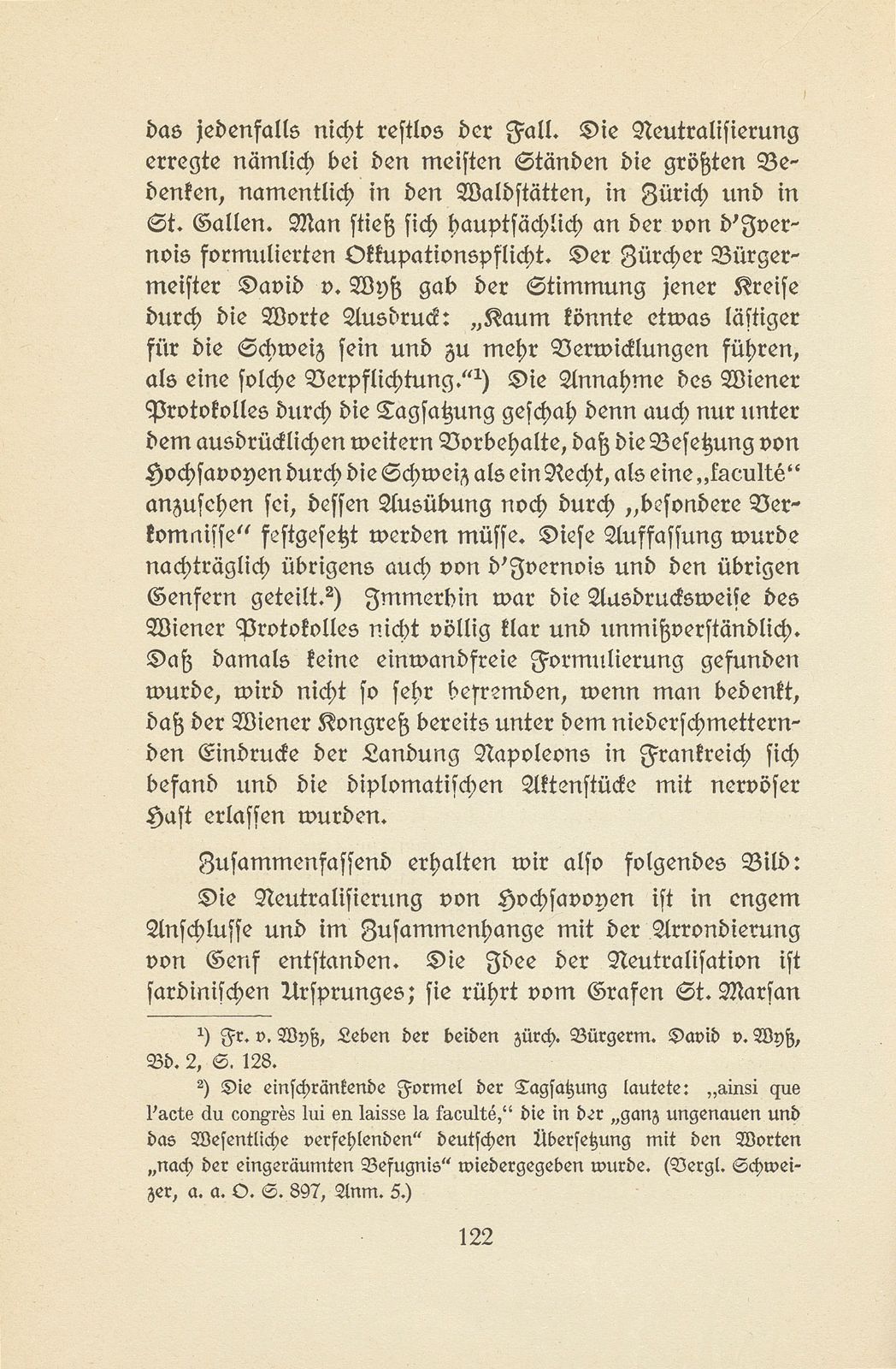 Zur Geschichte der Zonen von Gex und von Hochsavoyen – Seite 36