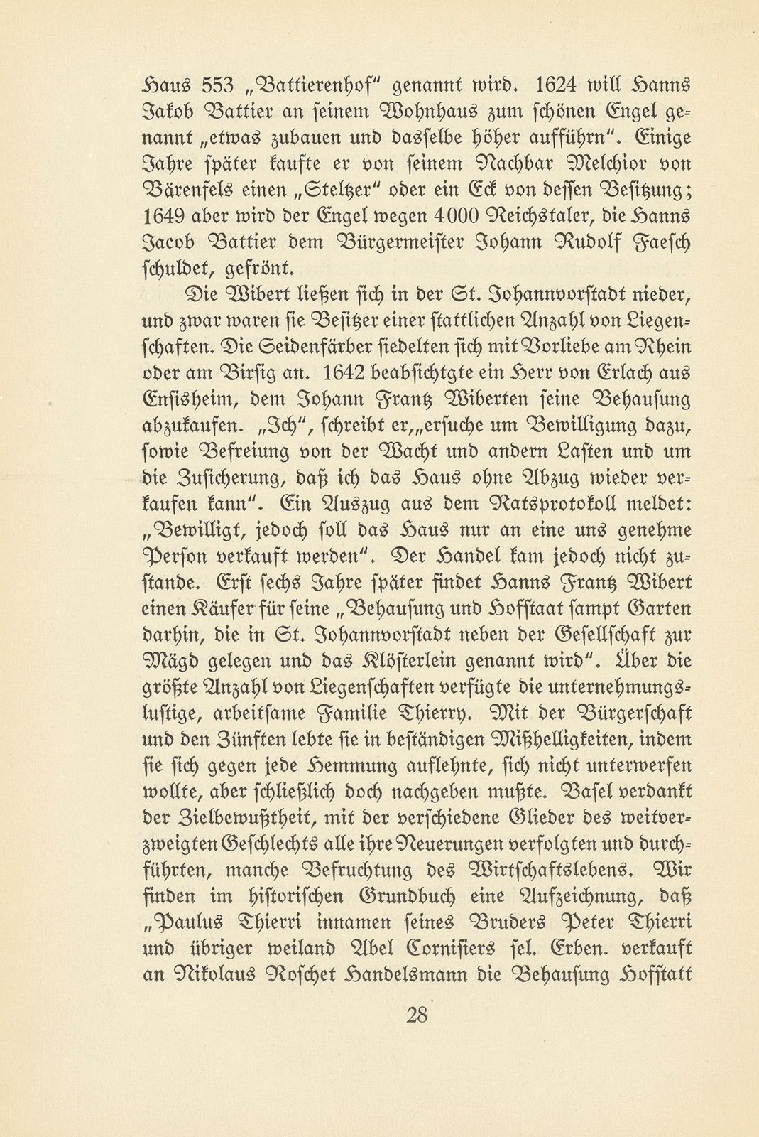 Der Einfluss der französischen Refugianten auf die Kultur Basels – Seite 17