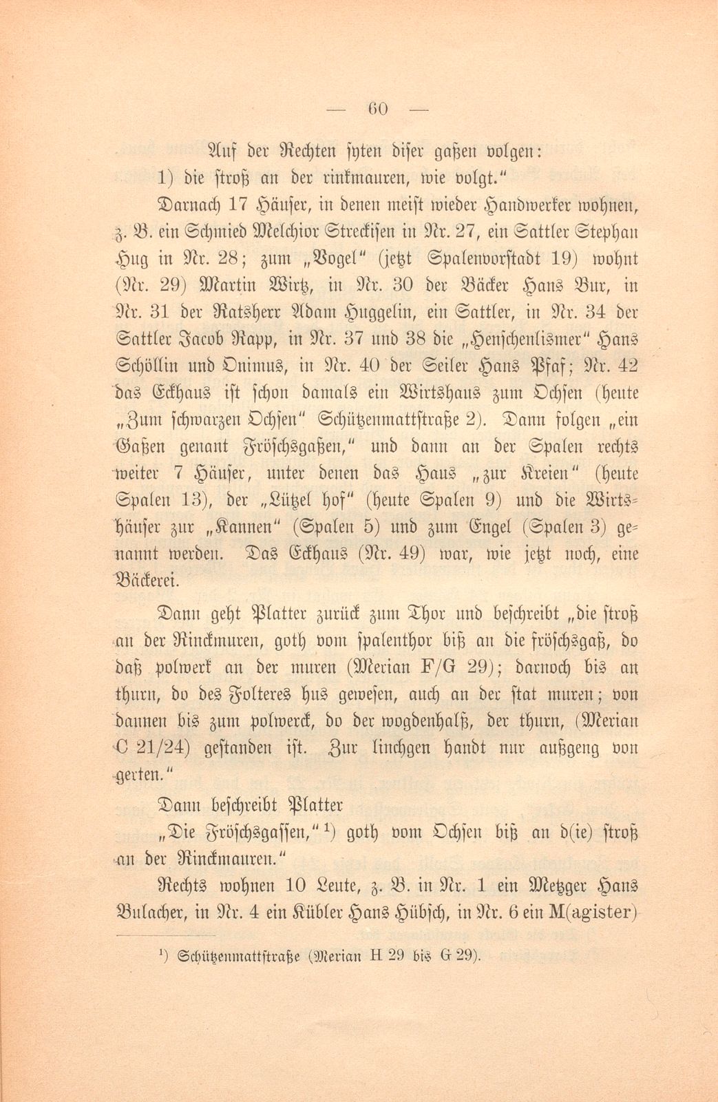 Eine Wanderung durch Basel im Anfang des 17. Jahrhunderts – Seite 13