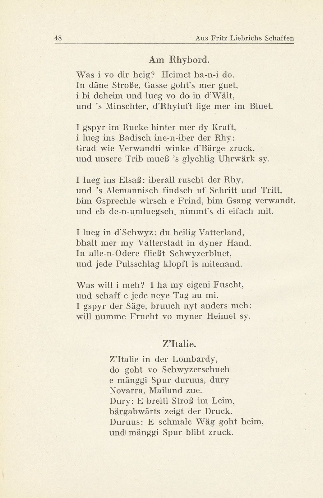 Aus Fritz Liebrichs Schaffen 1879-1937 [Gedichte] – Seite 4