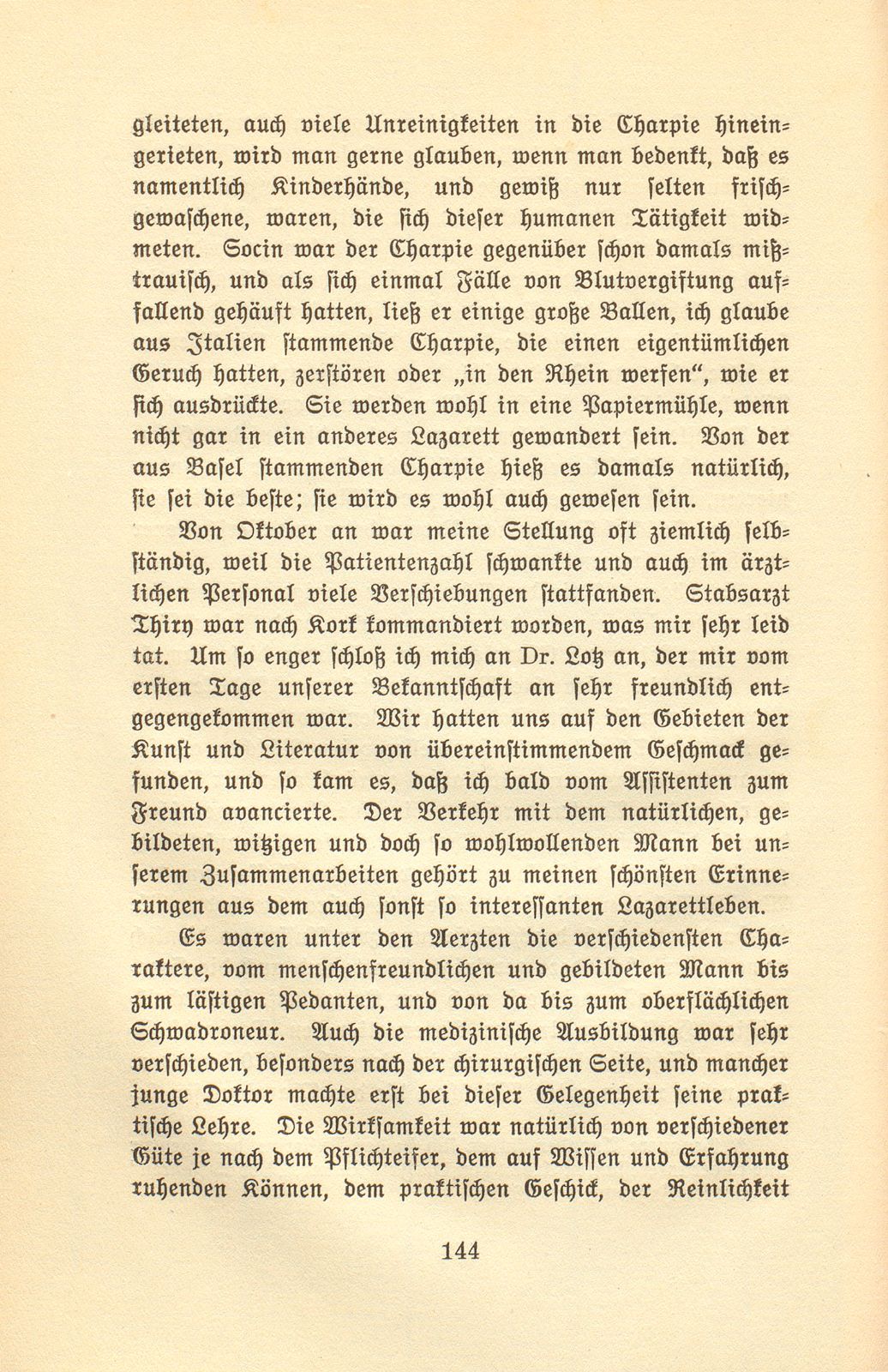 Lazaretterinnerungen aus dem Kriege 1870/71 – Seite 34