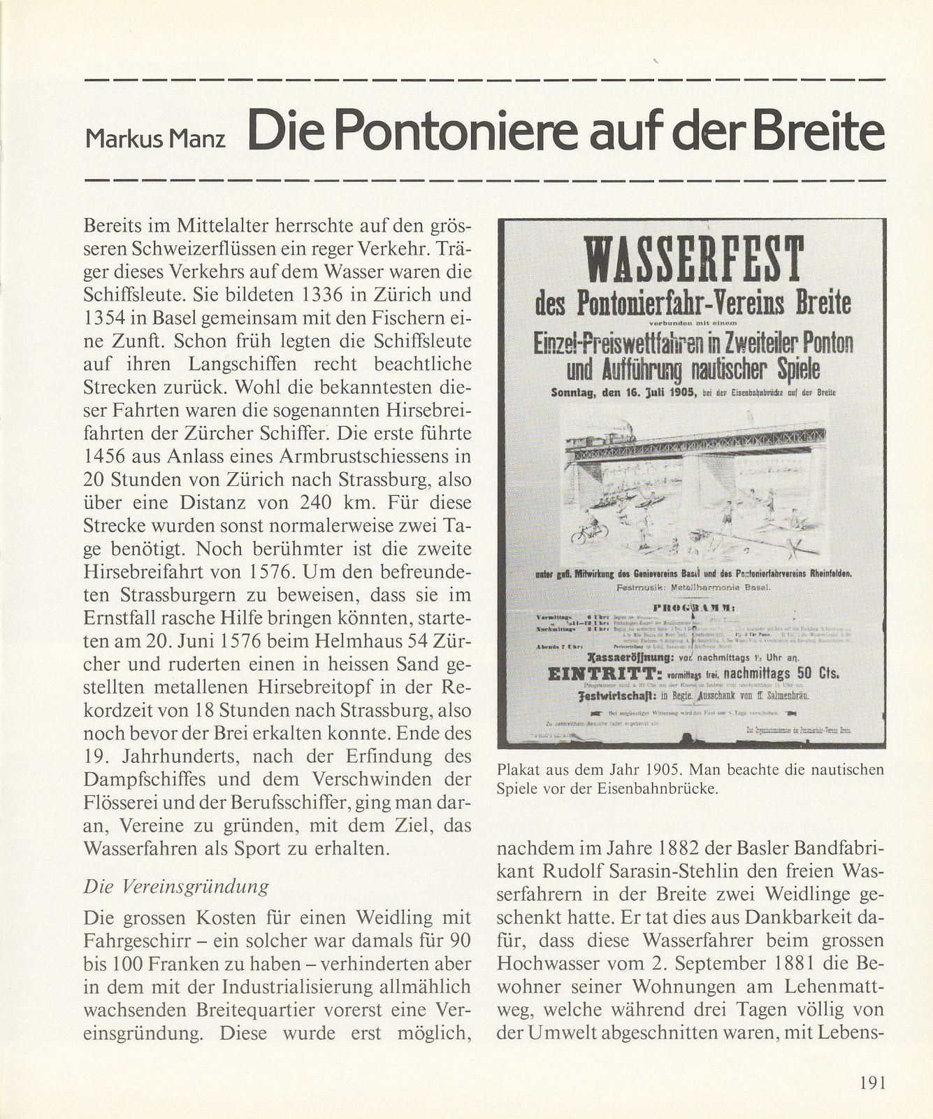 Die Pontoniere auf der Breite – Seite 1