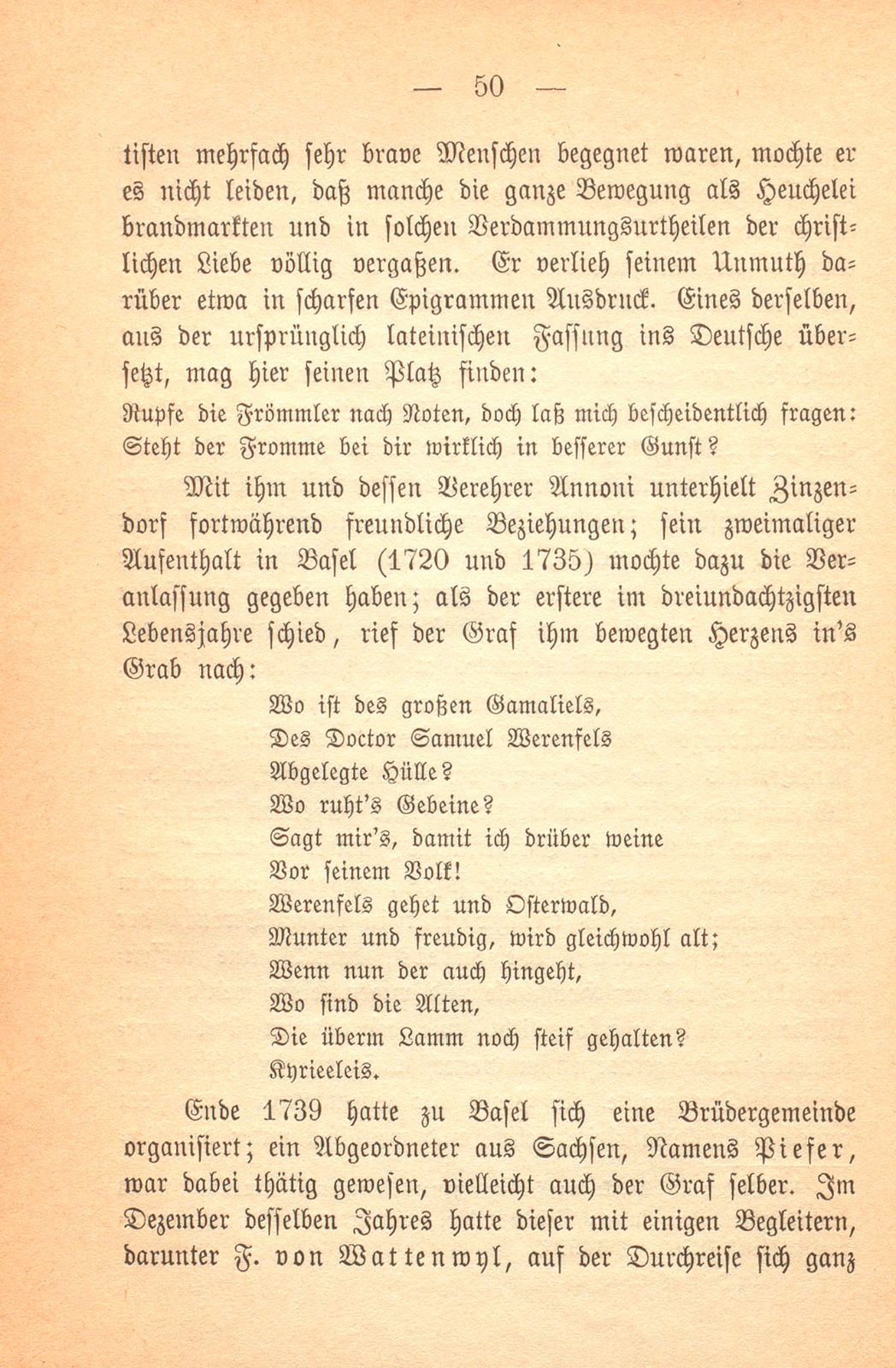 Zinzendorfs Aufnahme in der Schweiz – Seite 12