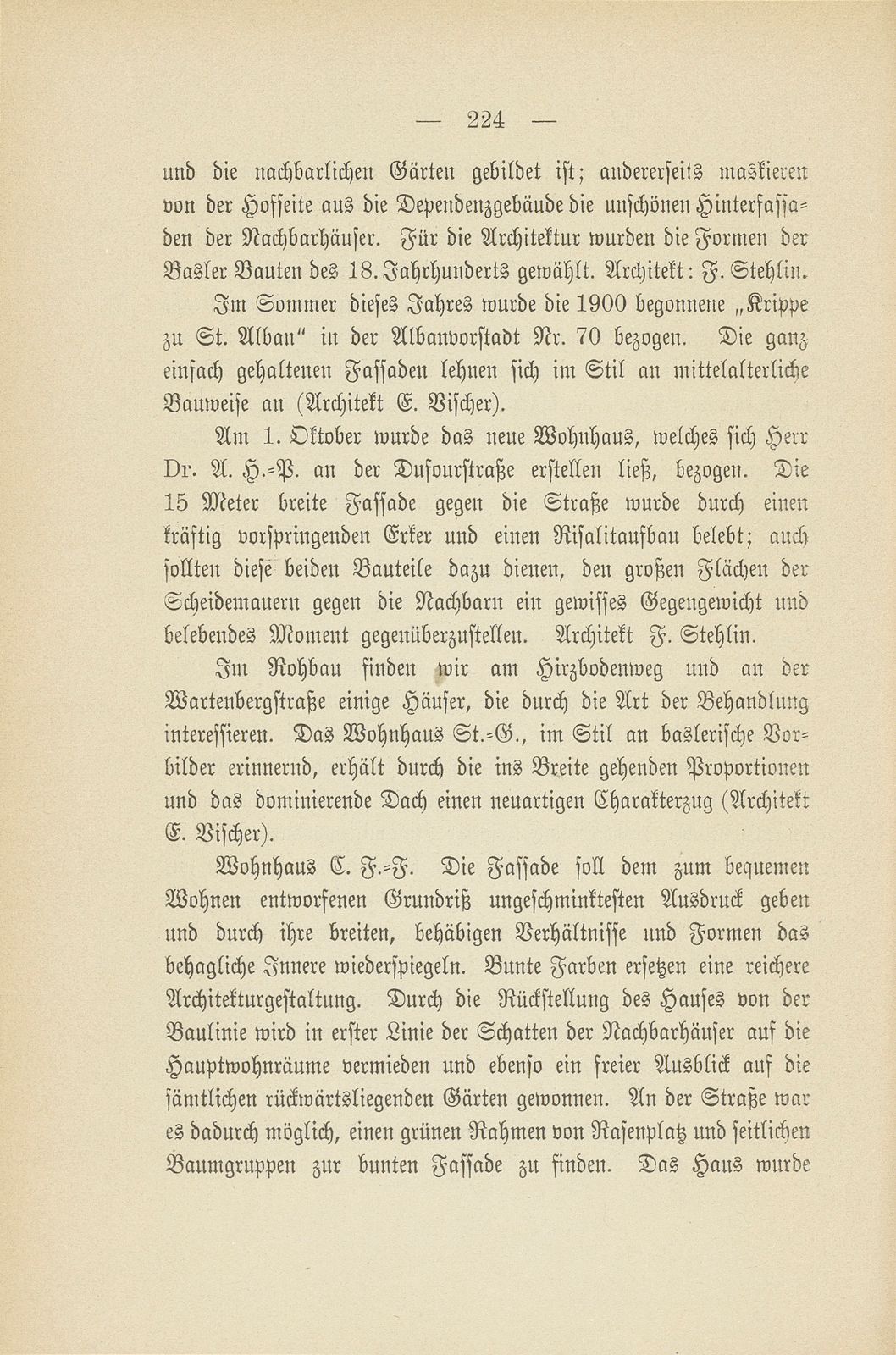 Das künstlerische Leben in Basel vom 1. November 1900 bis 31. Oktober 1901 – Seite 11