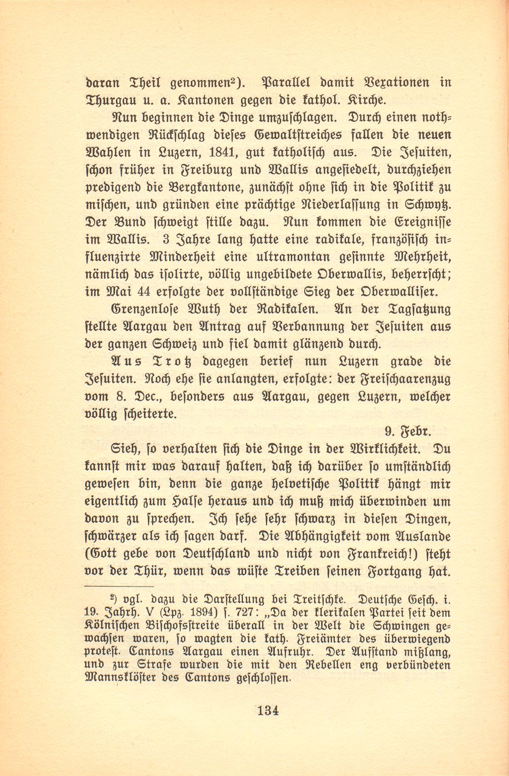 Jakob Burckhardt über die Schweizer Verhältnisse vor dem Sonderbundskriege. (In einem ungedruckten Briefe.) – Seite 4