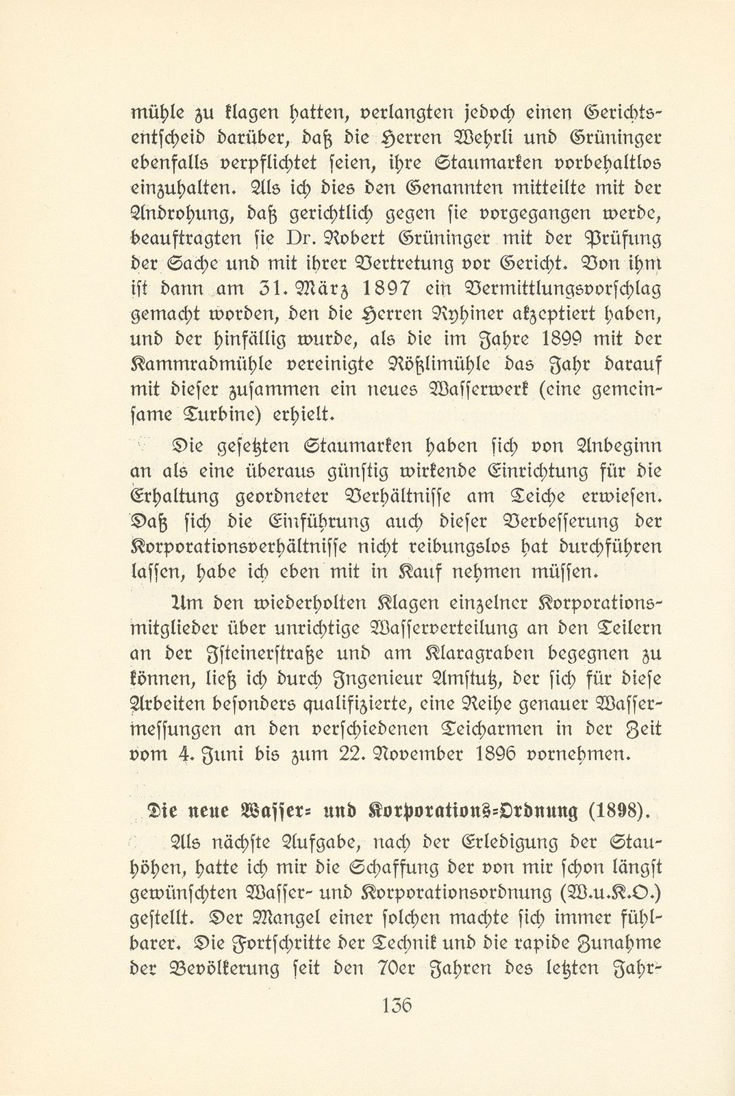 Memoiren des letzten Wassermeisters der Kleinbasler Teichkorporation – Seite 26