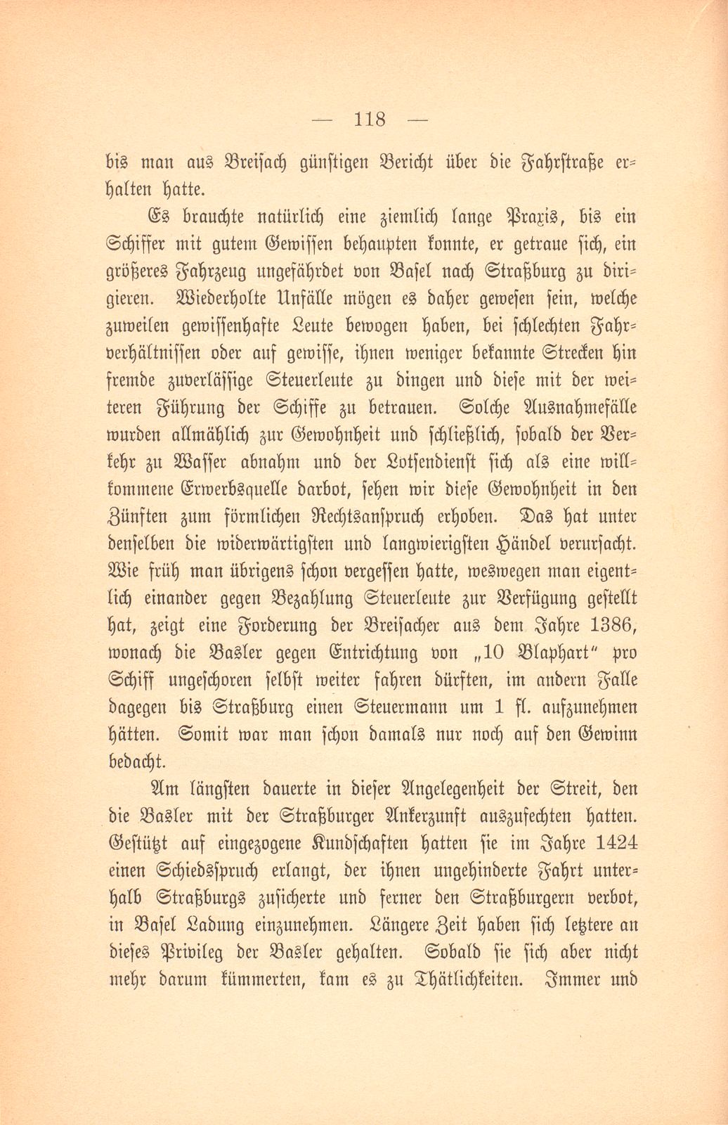 Zur Geschichte der Basler Rheinschiffahrt und der Schiffleutenzunft – Seite 8