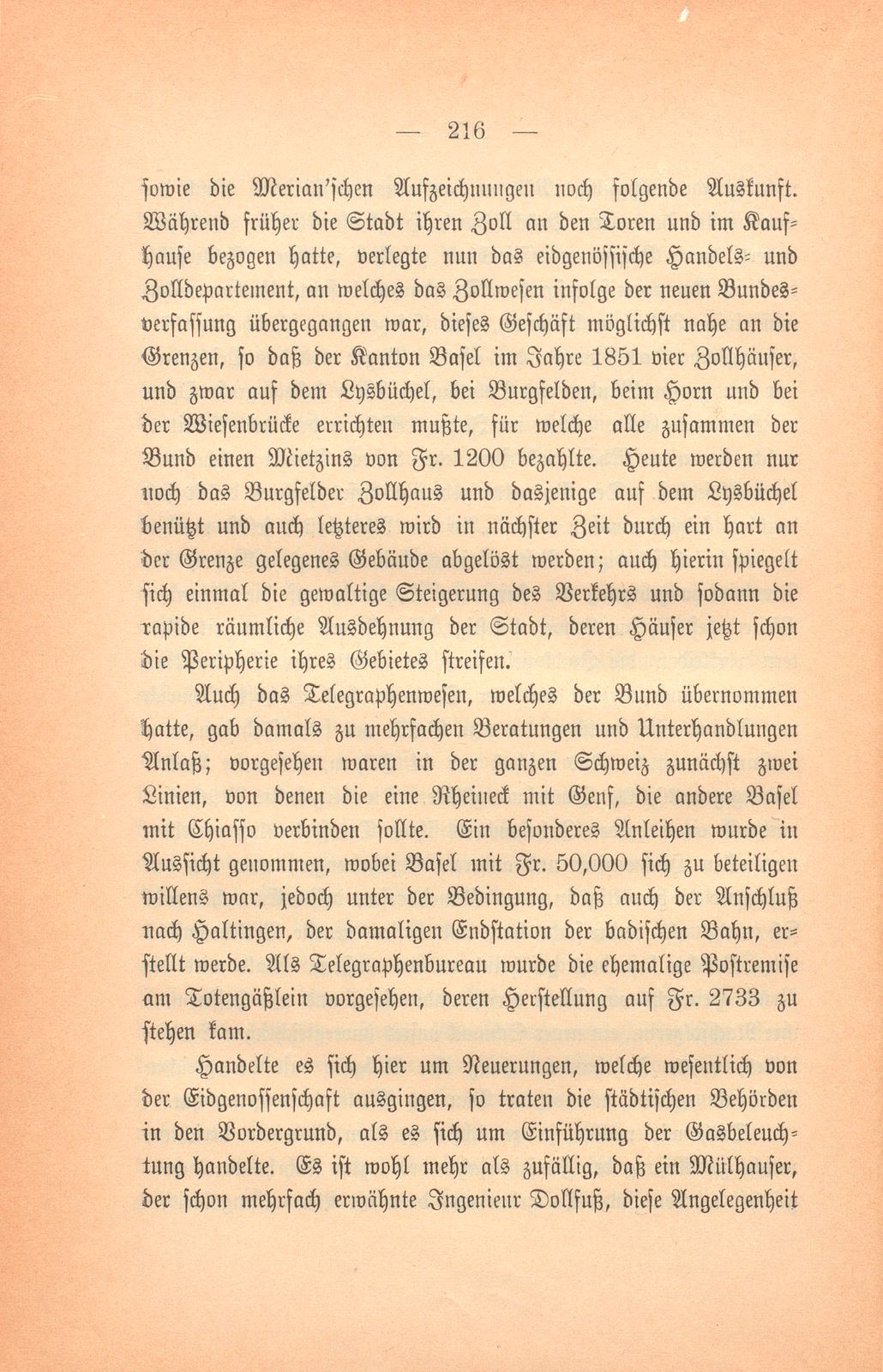 Basels bauliche Entwicklung im 19. Jahrhundert – Seite 10