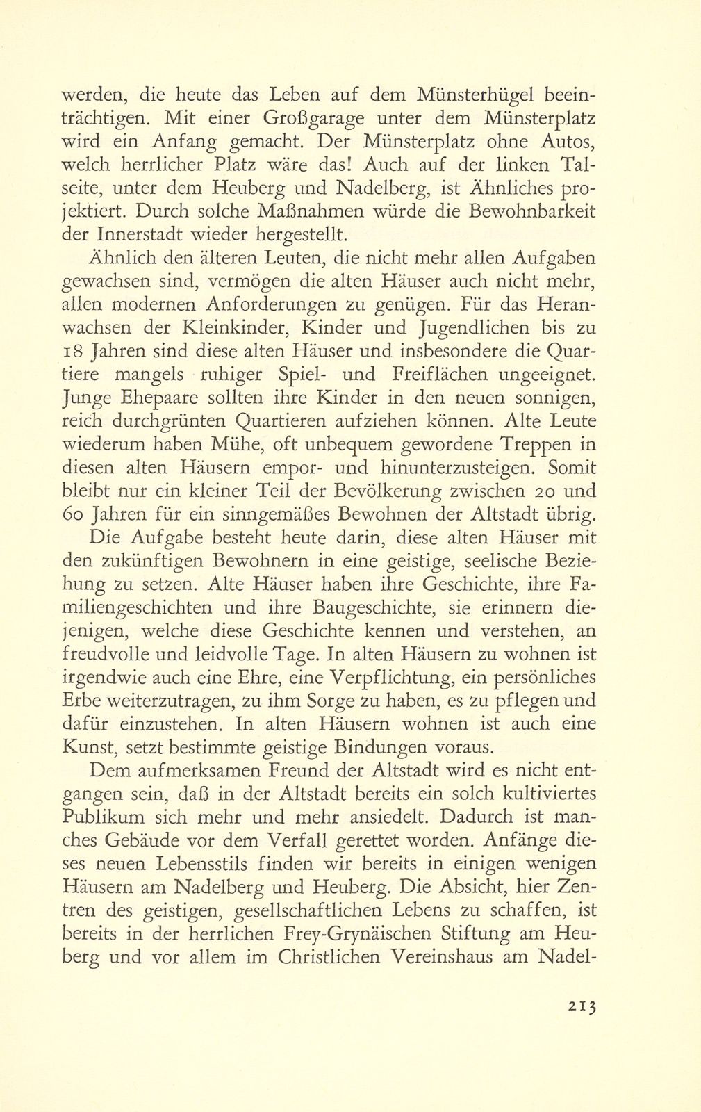 Die Altstadt im Spannungsfeld des modernen Lebens – Seite 5