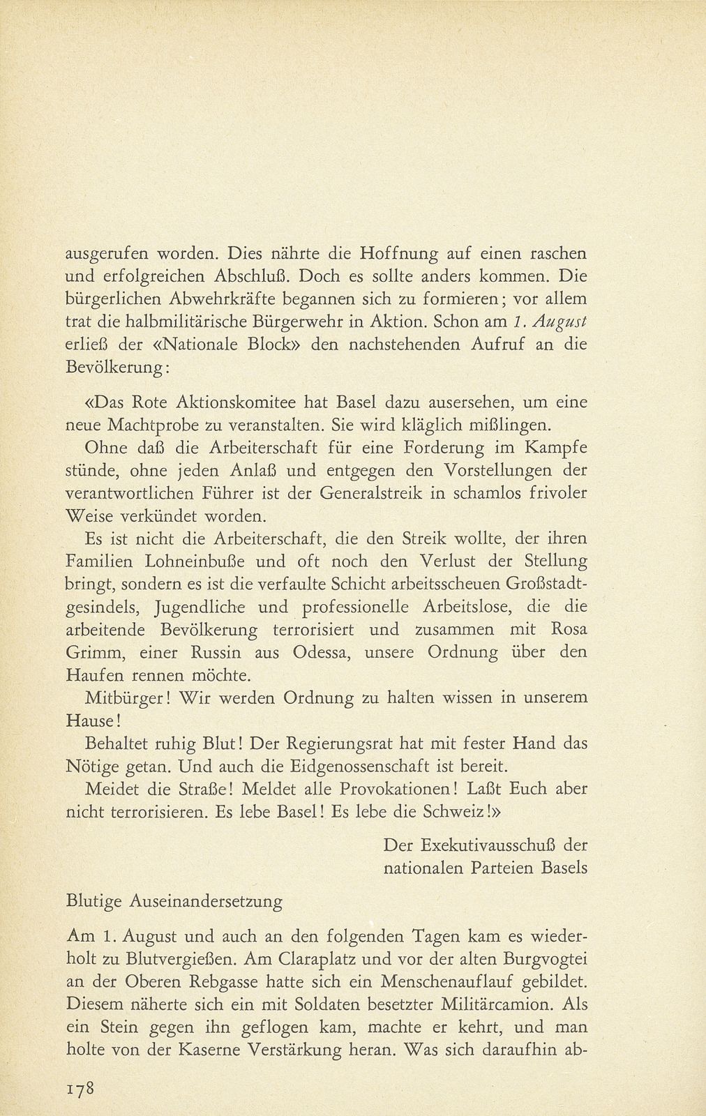 Erinnerungen an den Basler Generalstreik 1919 – Seite 8