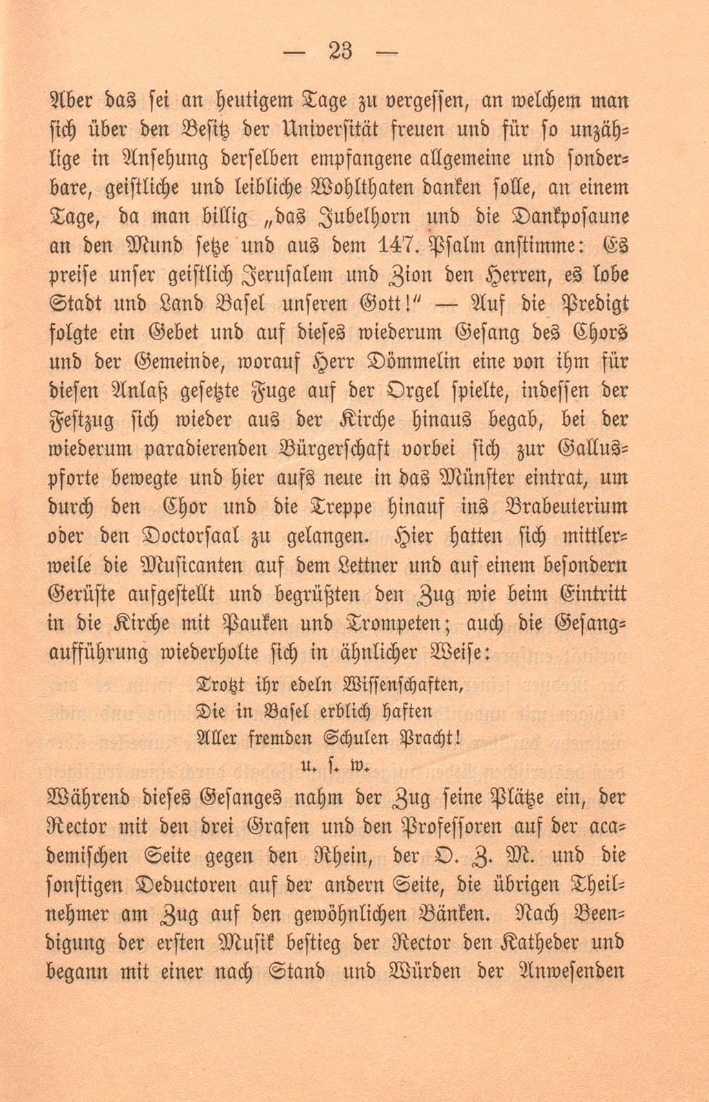 Die dritte Säcularfeier der Universität Basel 1760 – Seite 25