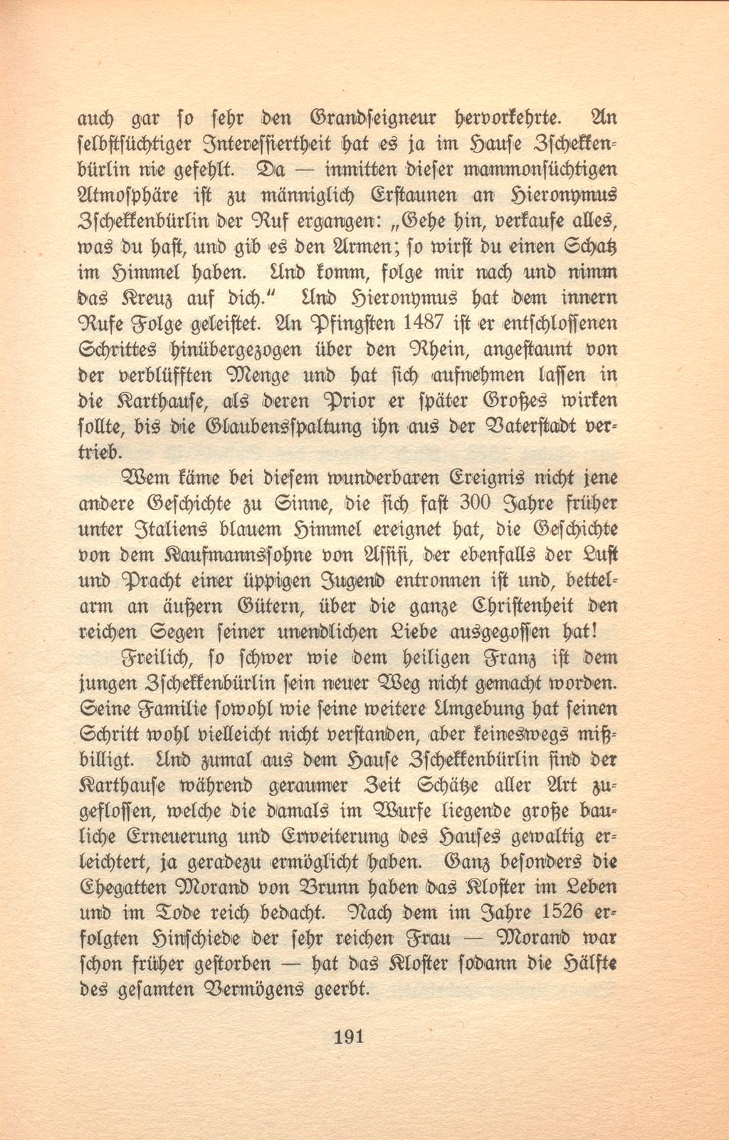 Aus der Geschichte eines alten Basler Hauses [Haus zur ‹Augenweide›] – Seite 18