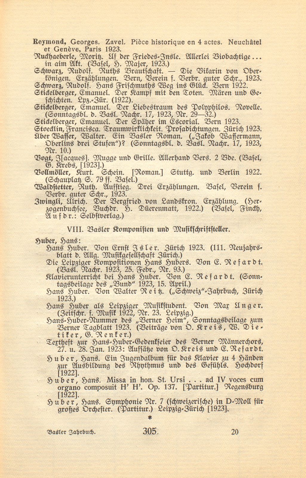 Basler Bibliographie 1923 – Seite 13