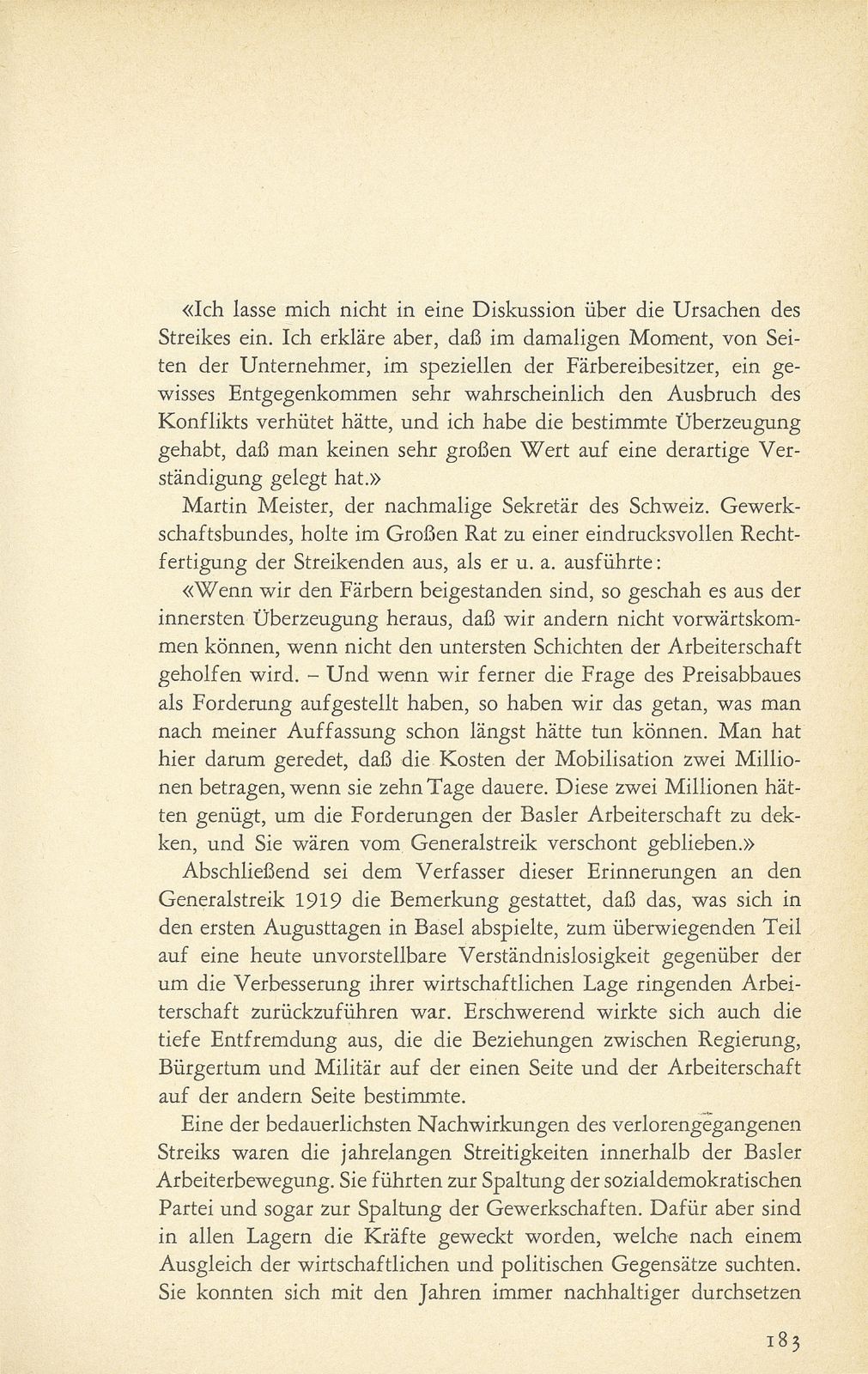 Erinnerungen an den Basler Generalstreik 1919 – Seite 13