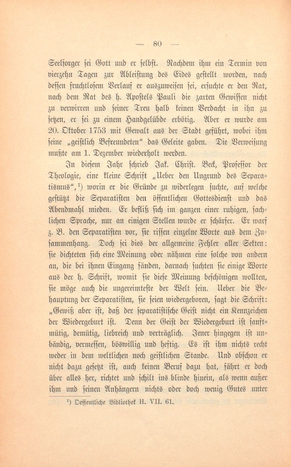 Die Basler Separatisten im achtzehnten Jahrhundert – Seite 27