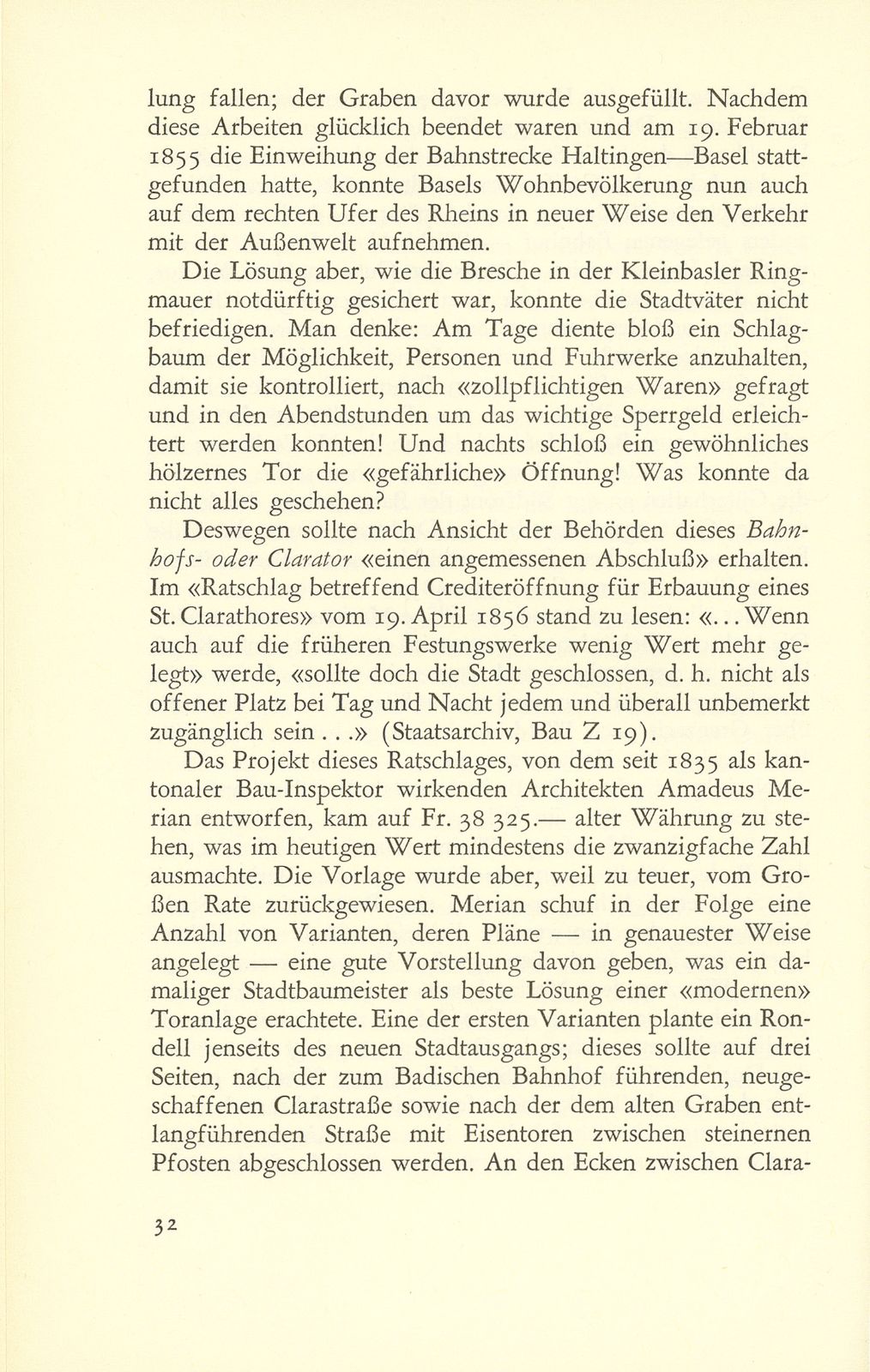 Die Basler Torsperren im 19. Jahrhundert – Seite 28