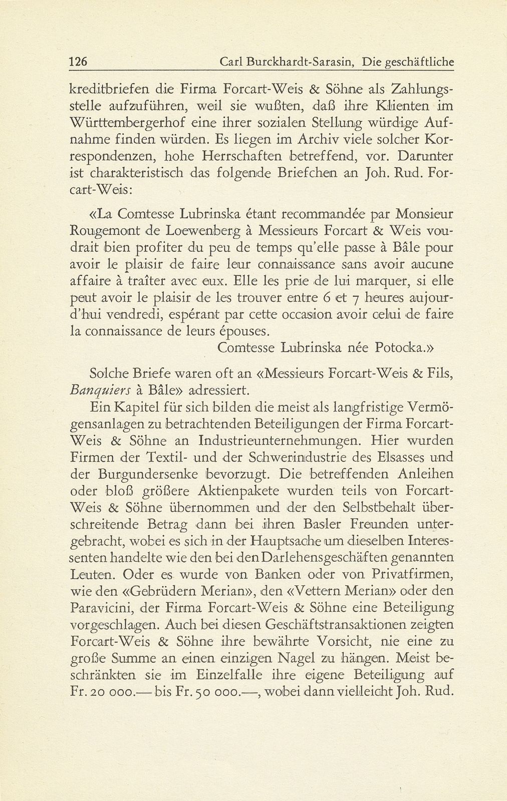 Die geschäftliche Tätigkeit von Johann Rudolf Forcart-Weis 1749-1834 – Seite 25