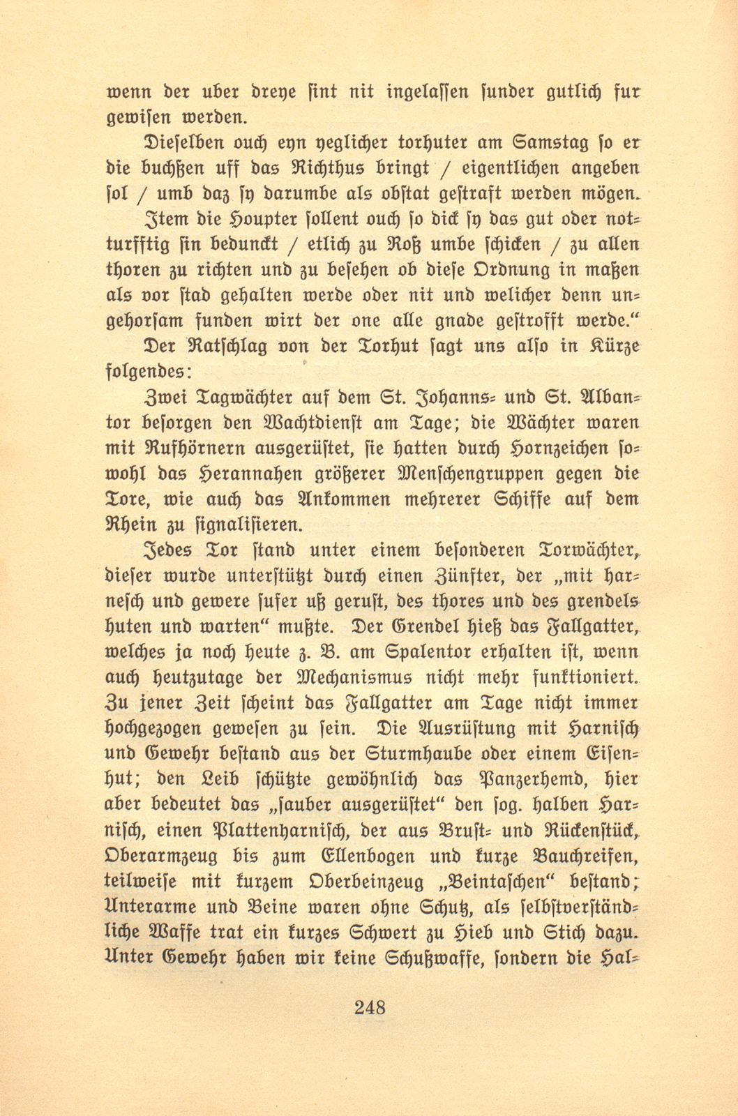 Torhut und Scharwache zu Basel in der zweiten Hälfte des XV. Jahrhunderts – Seite 4