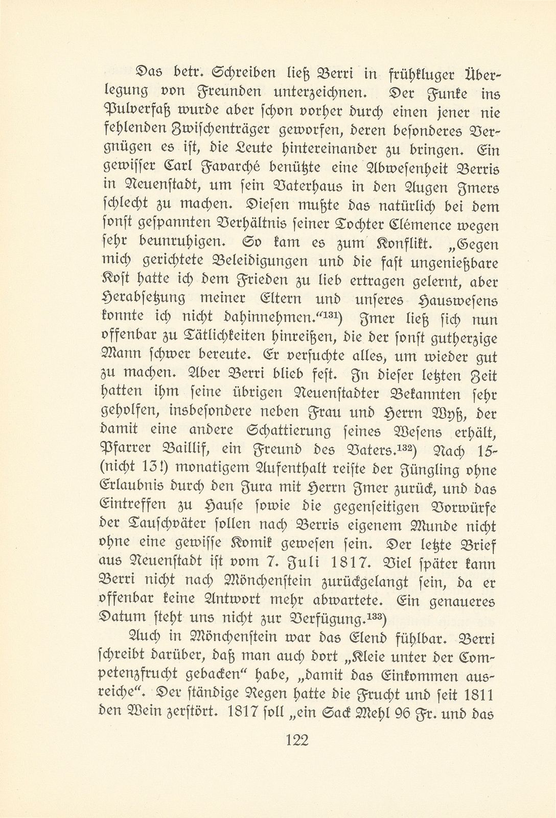 Melchior Berri. (Ein Beitrag zur Kultur des Spätklassizismus in Basel.) – Seite 64