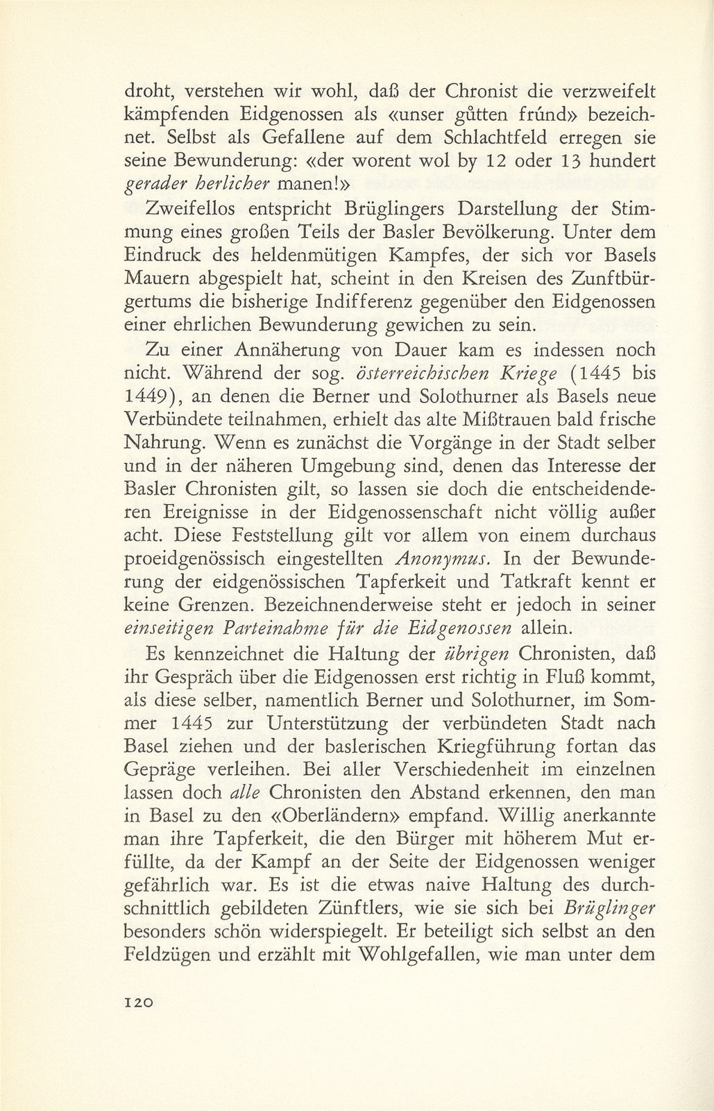 Die Eidgenossen im Urteil der baslerischen Geschichtsschreibung des 15. und 16. Jahrhunderts – Seite 4