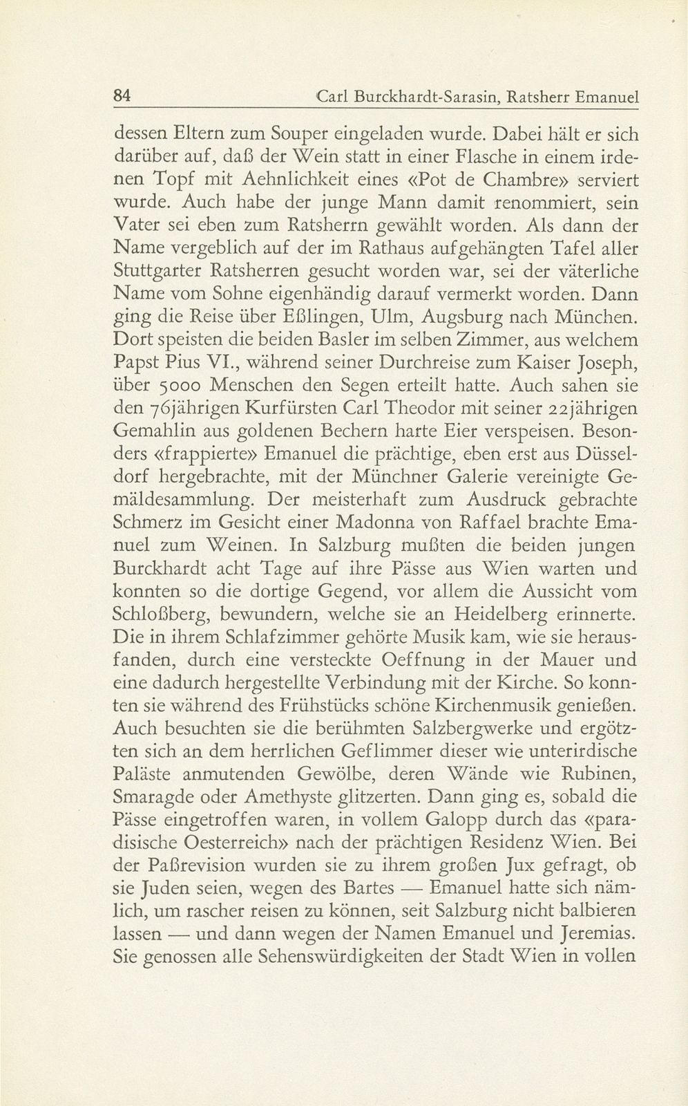 Ratsherr Emanuel Burckhardt-Sarasin und sein ‹Ratsherrenkasten› – Seite 18